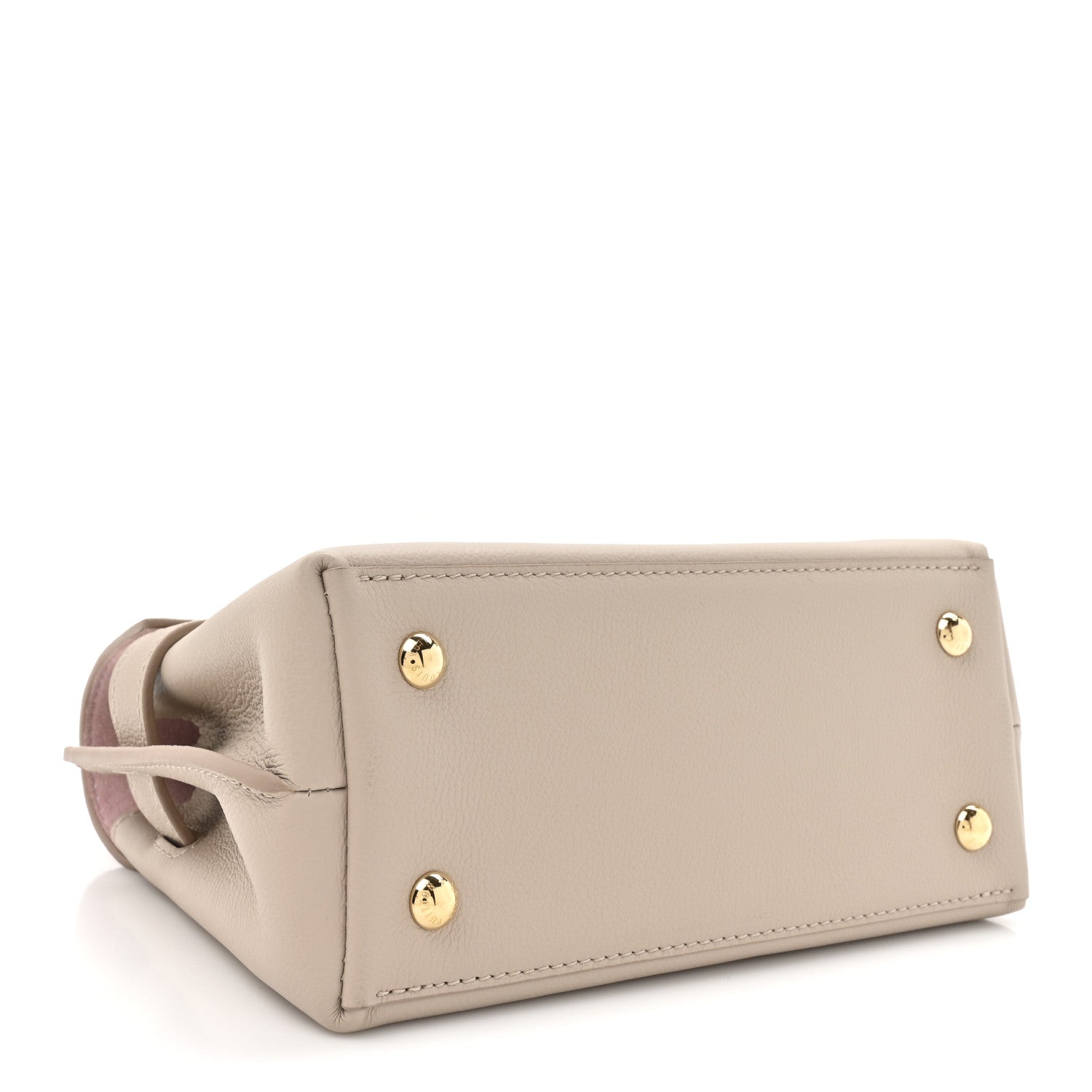 Soft Calfskin Mini Lockme Ever Greige