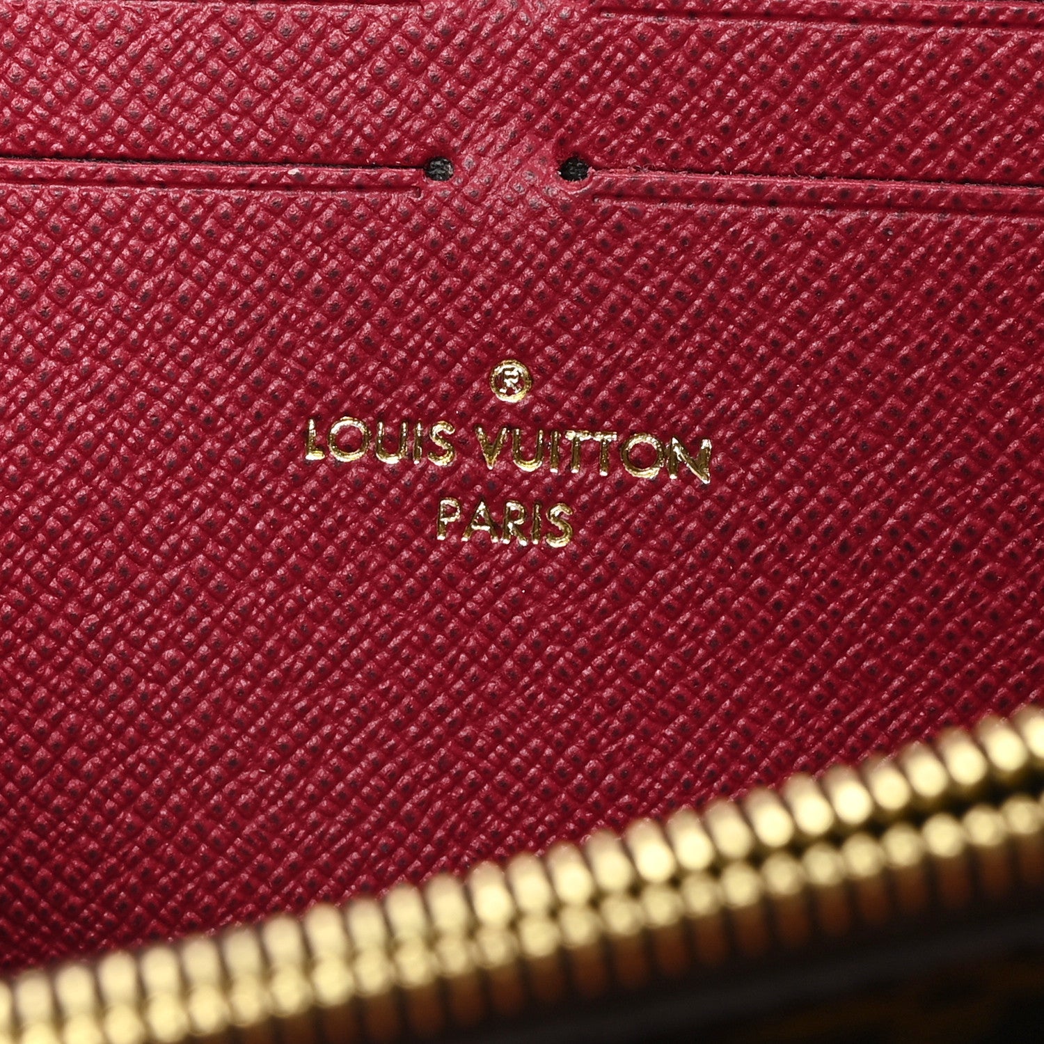 Monogram Clemence Wallet Fuchsia