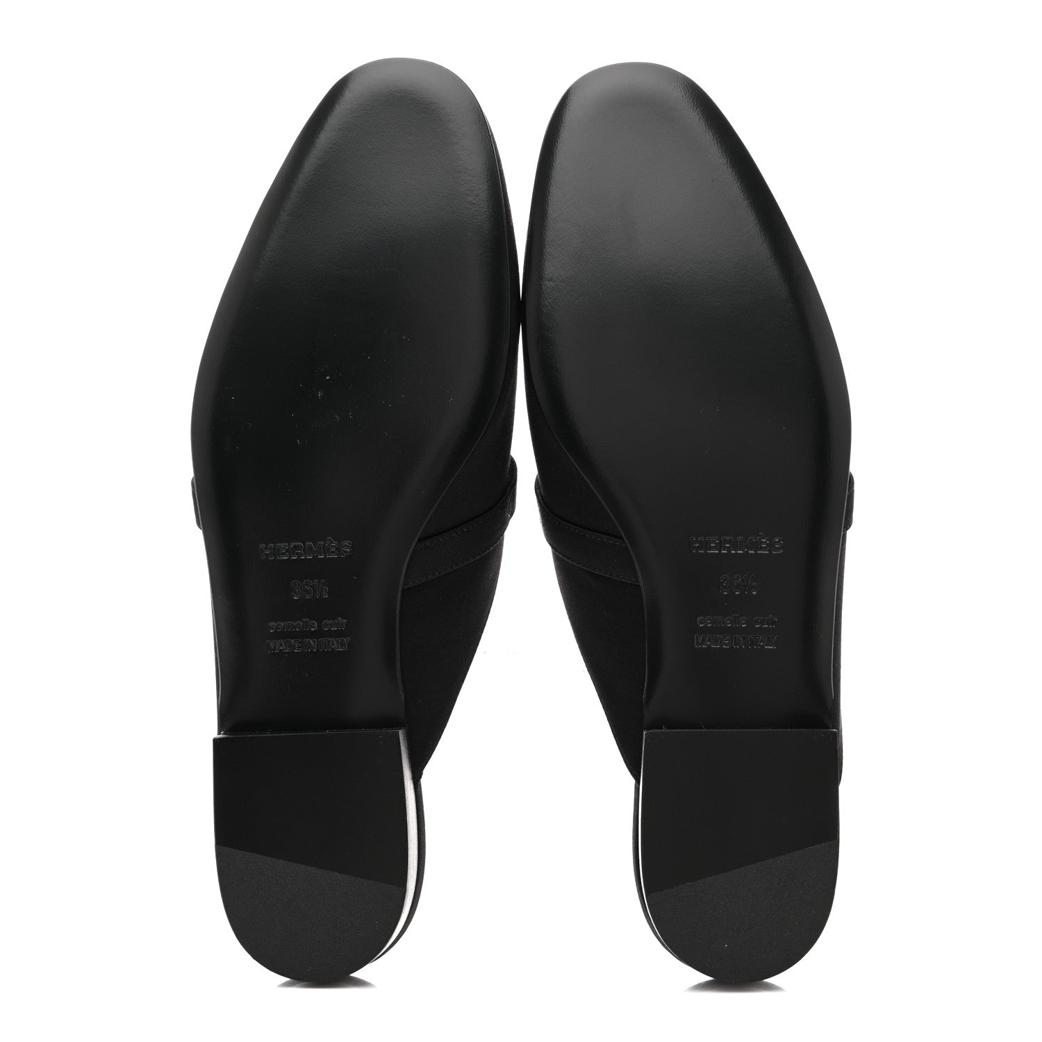 Satin Oz Mules 36.5 Black