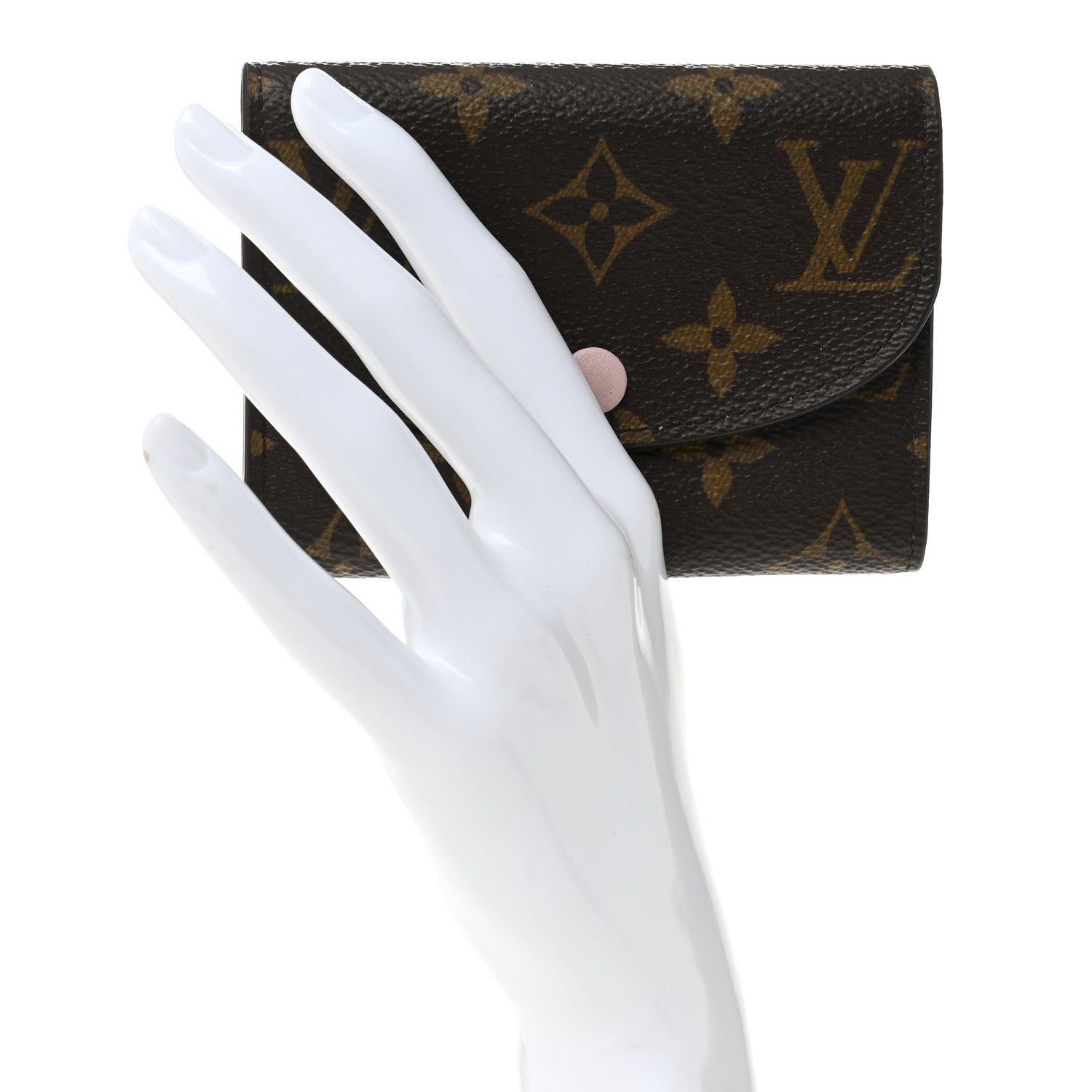 Monogram Rosalie Coin Purse Rose Ballerine