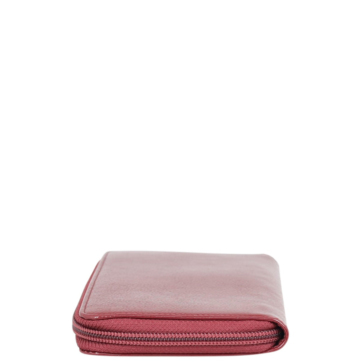 Chanel Timeless Patent Caviar Zip Around Wallet