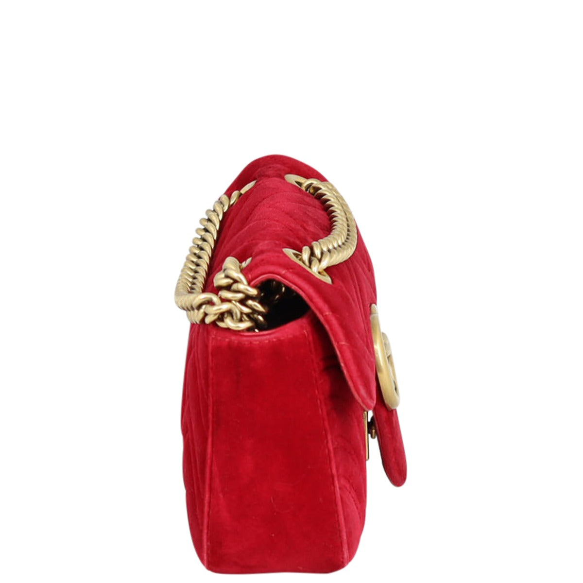 Gucci GG Marmont Velvet Mini Shoulder Bag