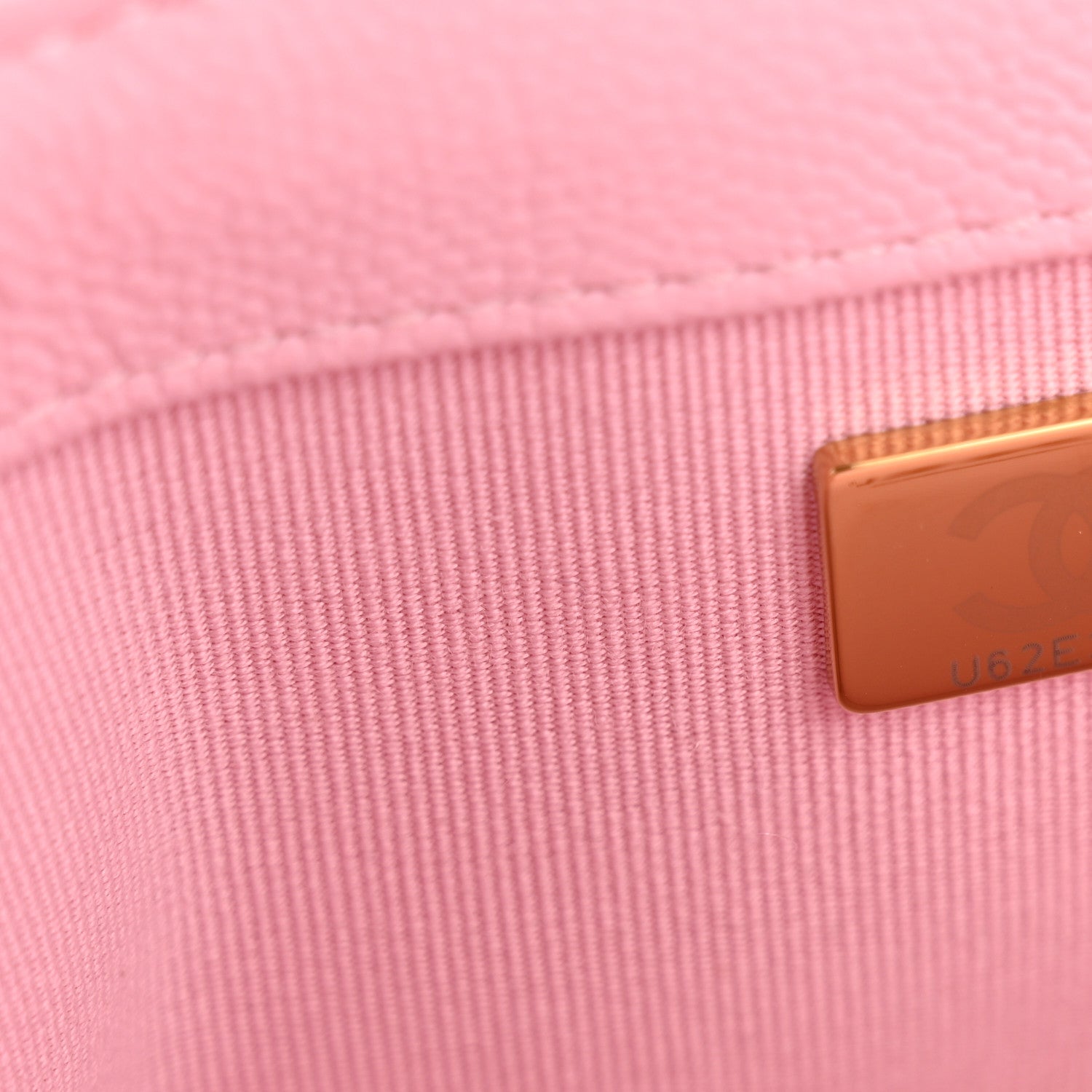 Caviar Quilted Mini Flap Light Pink