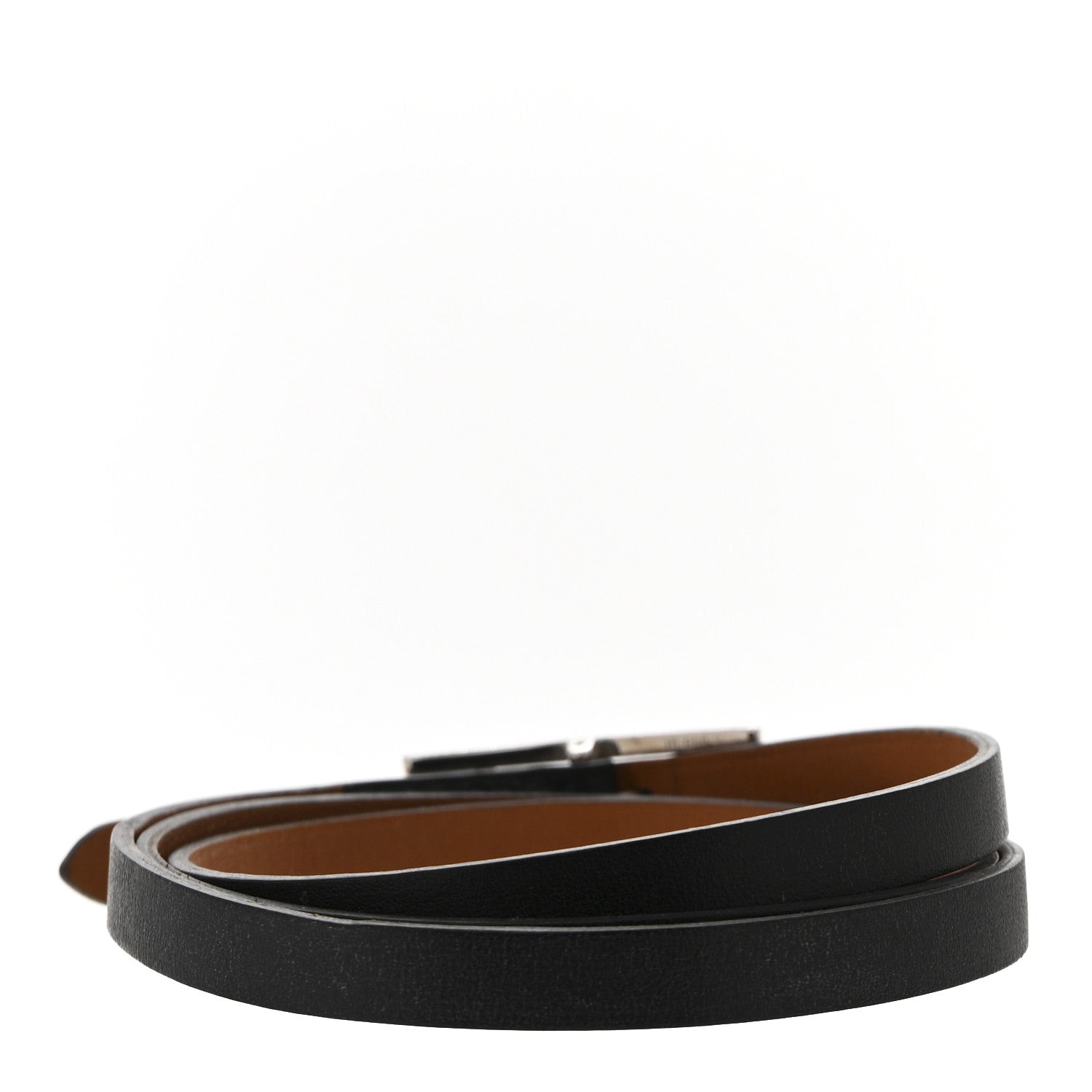 Chamonix Hapi 3MM Triple Tour Wrap Bracelet M Black Fauve