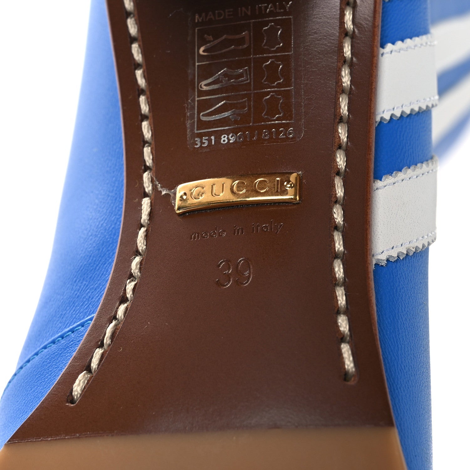 X ADIDAS Calfskin Elizabeth Knee Boots 39 Blue