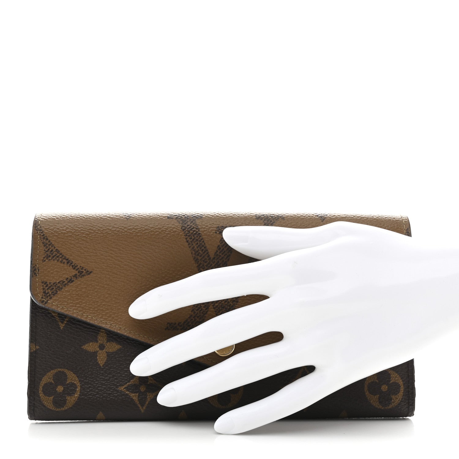 Reverse Monogram Giant Sarah Wallet