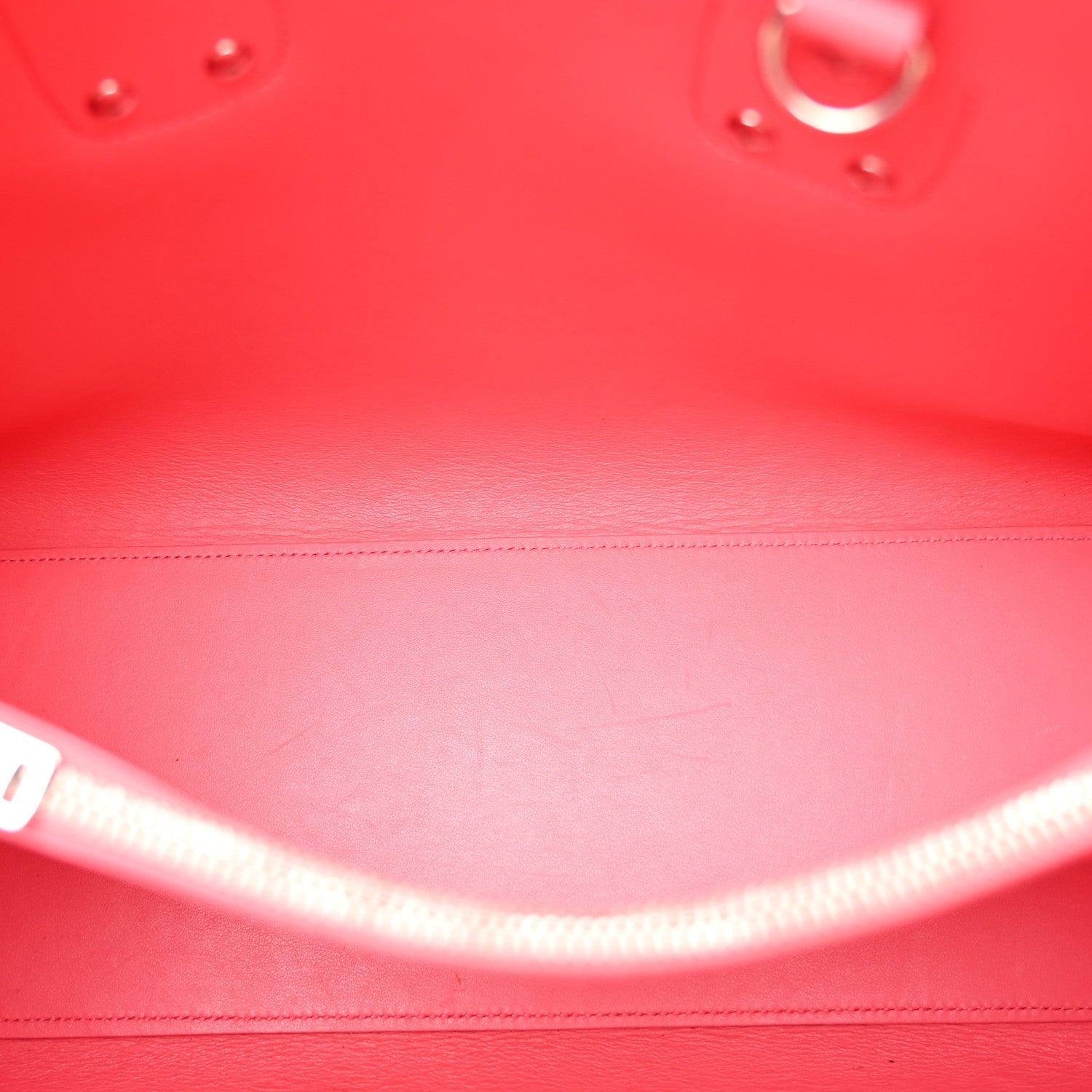 Grained Calfskin Small Sac De Jour Rose Clair