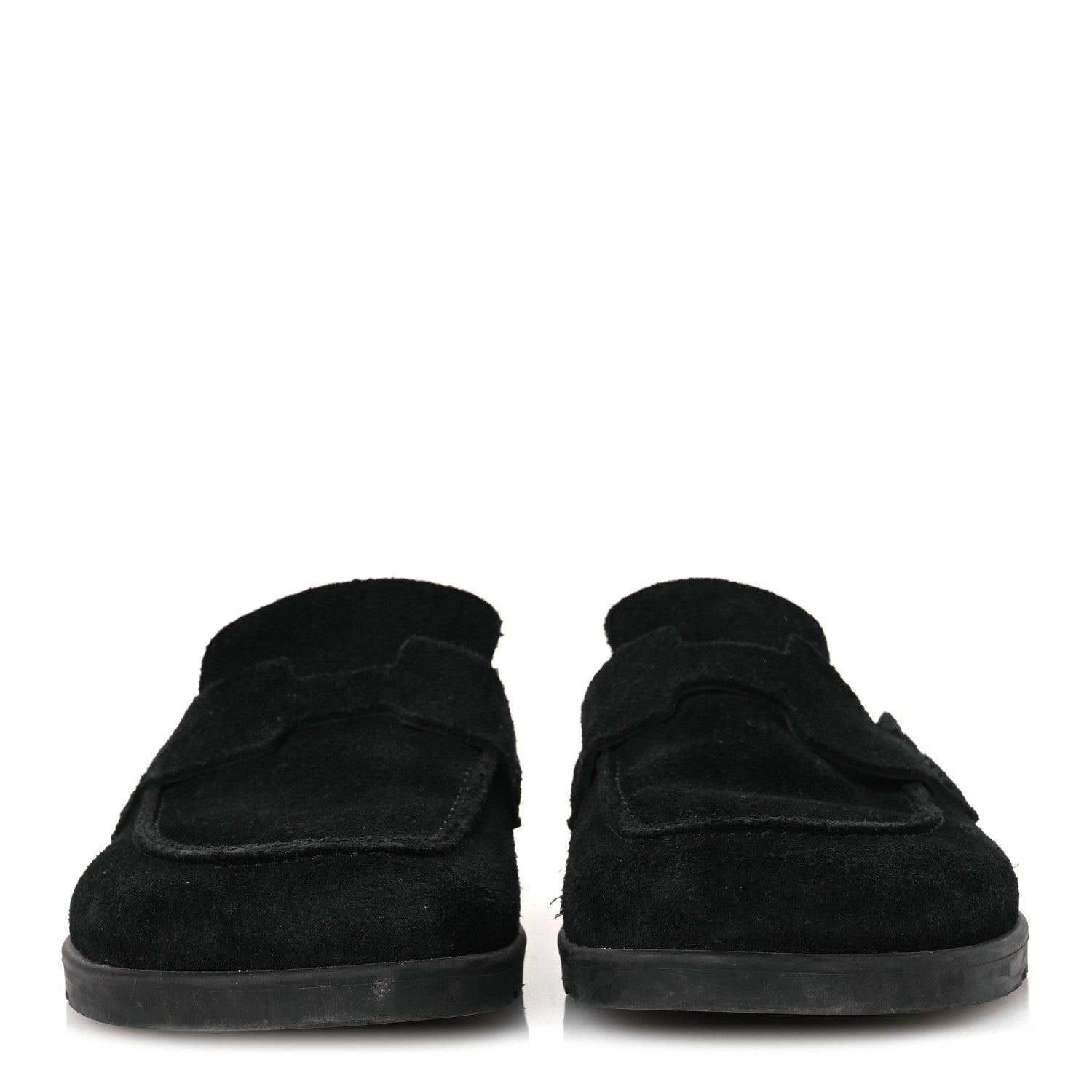 Suede Calfskin Go Mules 37 Black
