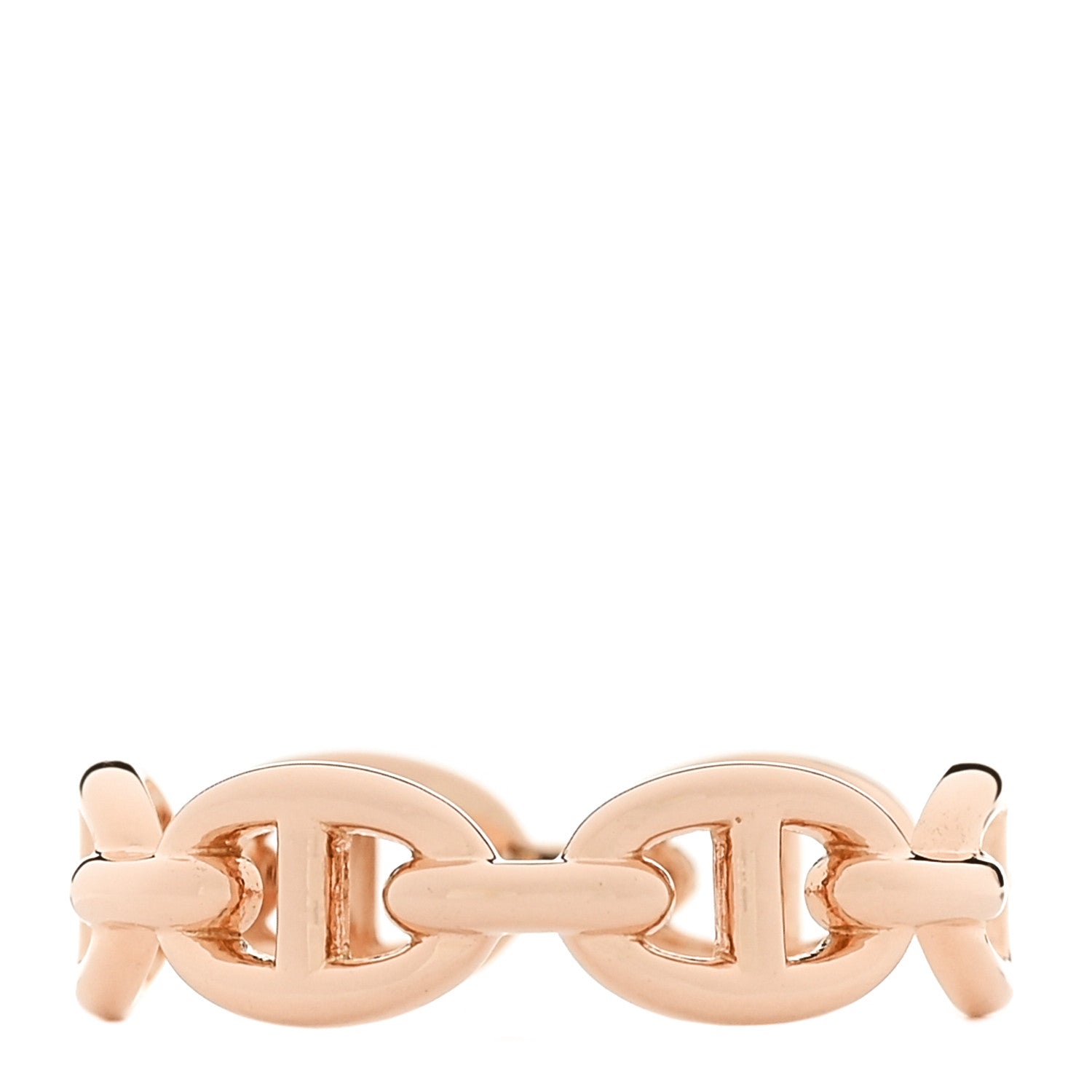 18K Rose Gold PM Chaine d'Ancre Enchainee Ring 54 7