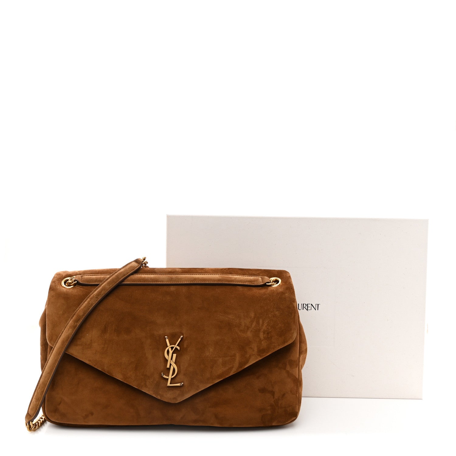 Suede Large Calypso Caramel Cognac