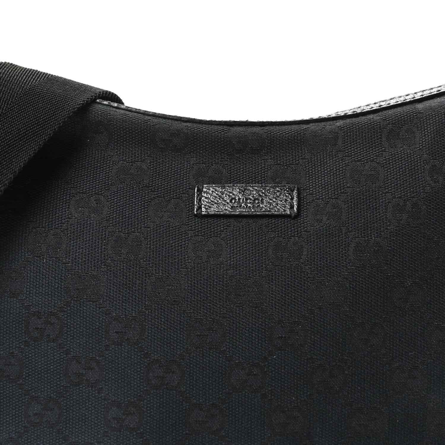 Monogram Medium Half Moon Hobo Black