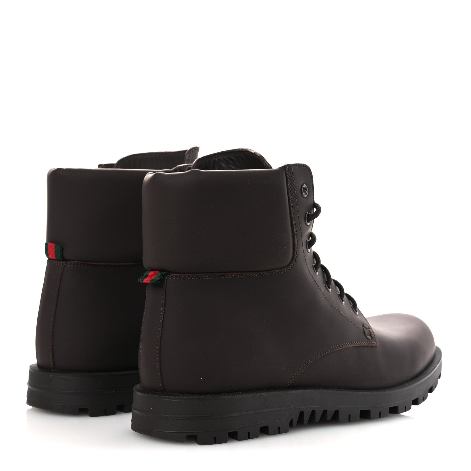 Rubberized Mens Lace Up Ankle Boots 9.5 Brown