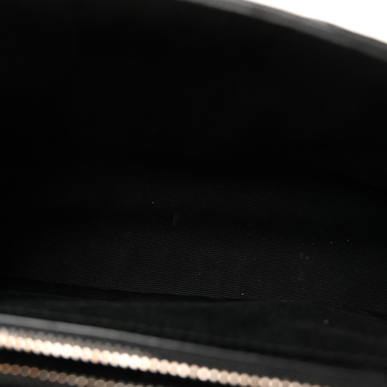 Sheepskin Matelasse Chevron Monogram Medium College Bag Black