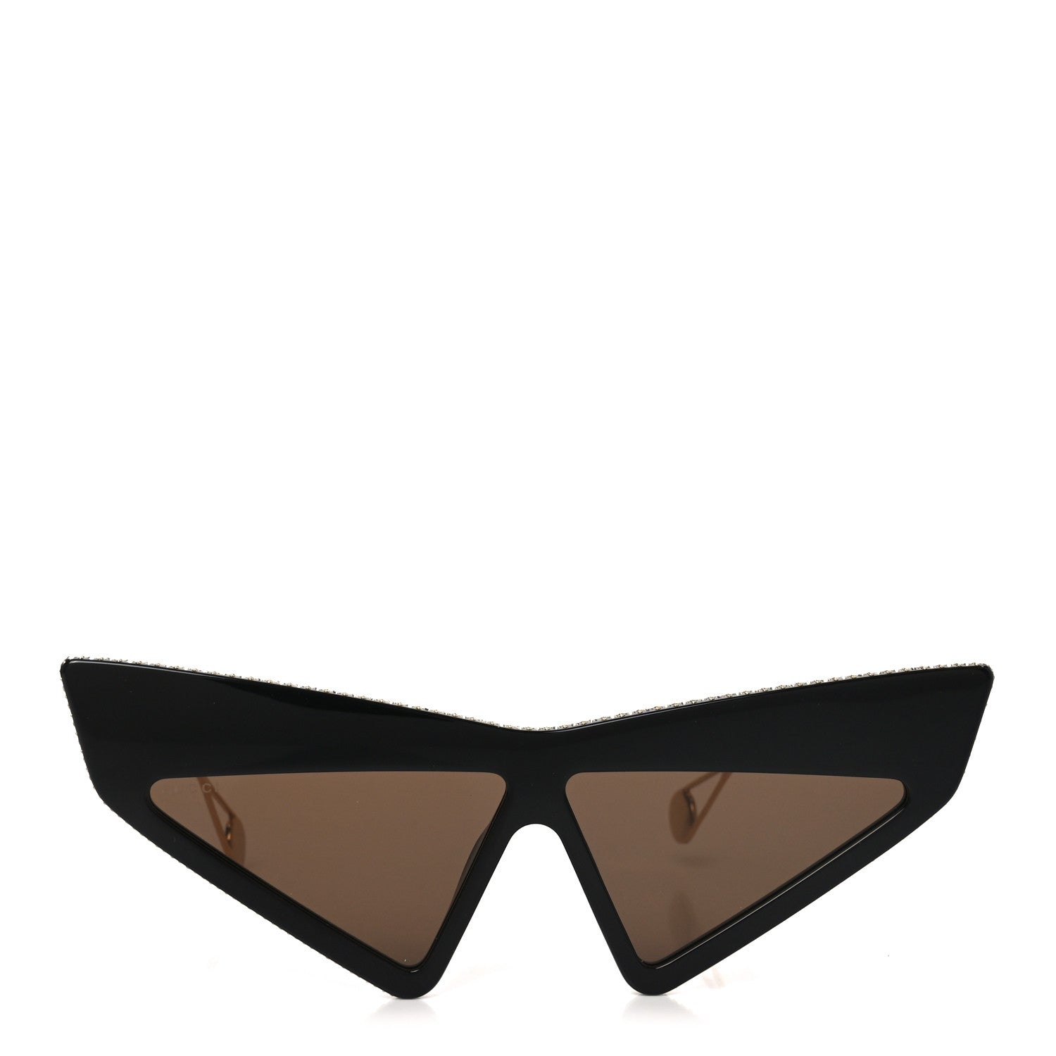 Acetate Crystal Geometric Sunglasses GG0430S Black