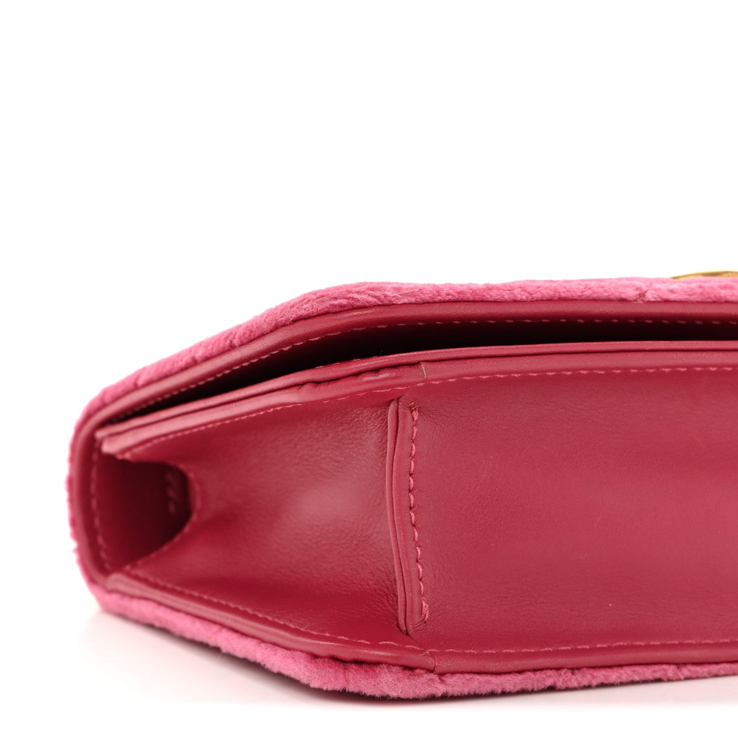Velvet Matelasse Love Embroidered GG Marmont Mini Bag Light Raspberry Rose