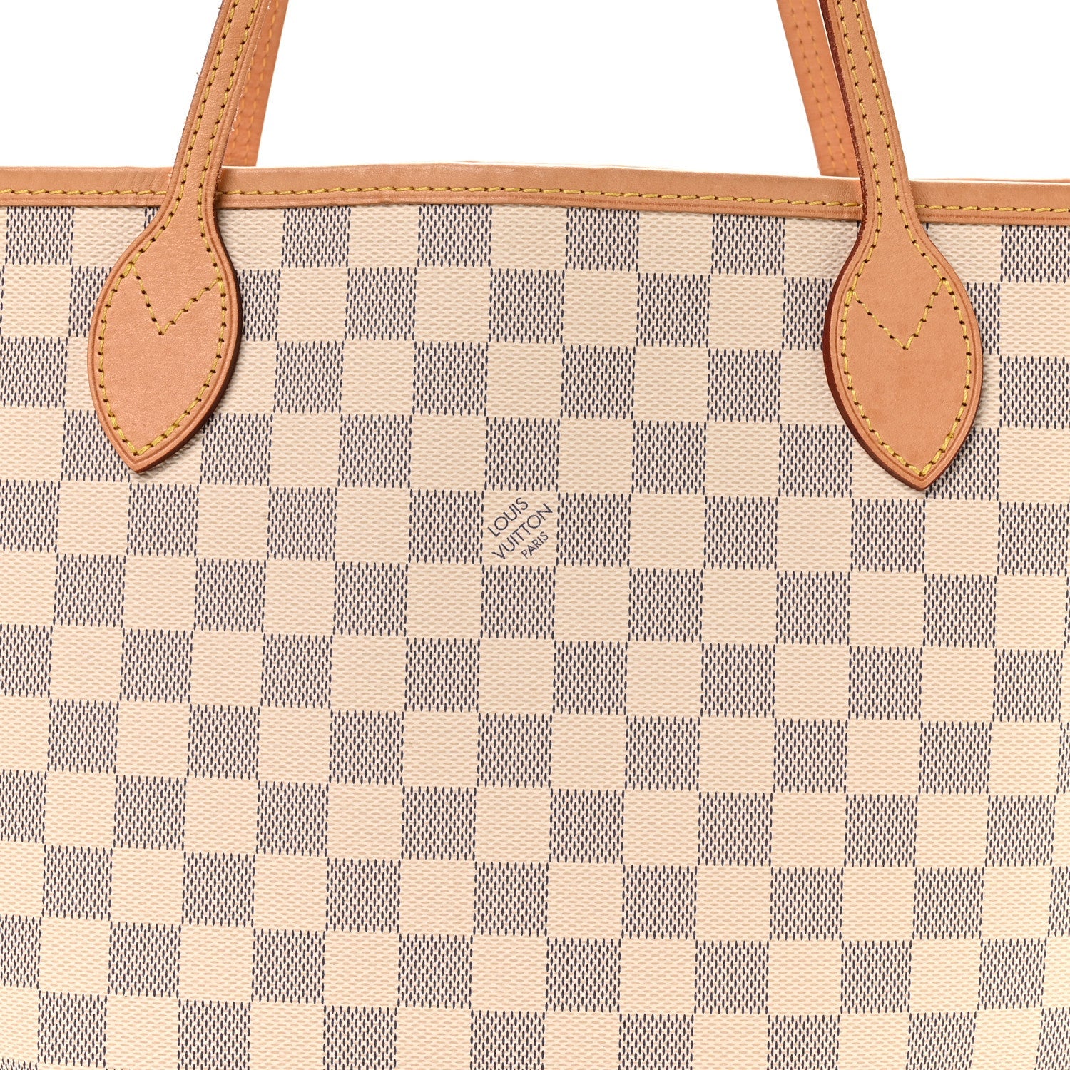 Damier Azur Neo Neverfull MM Rose Ballerine