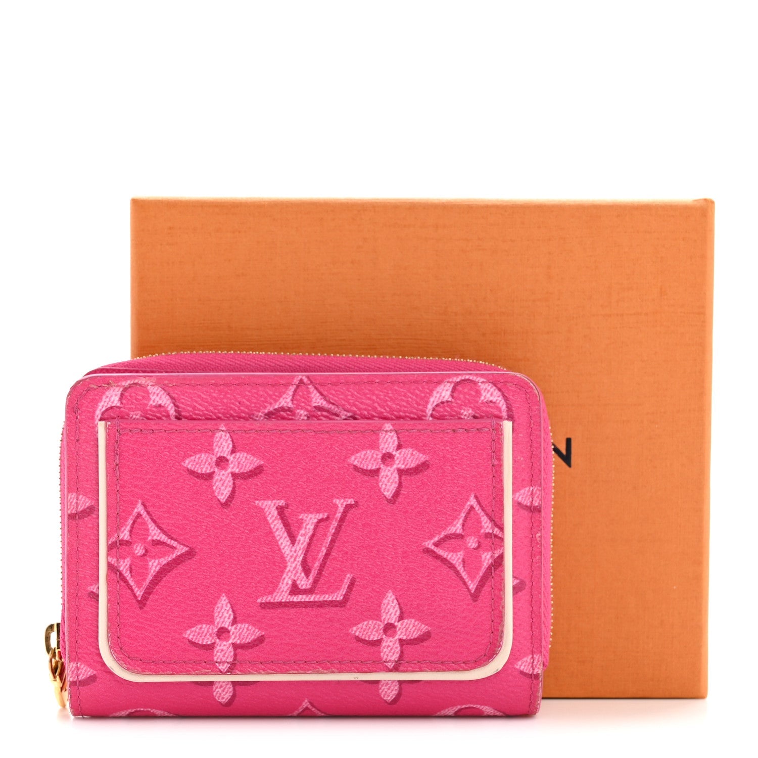 Monogram Fall for You Lou Wallet Fuchsia