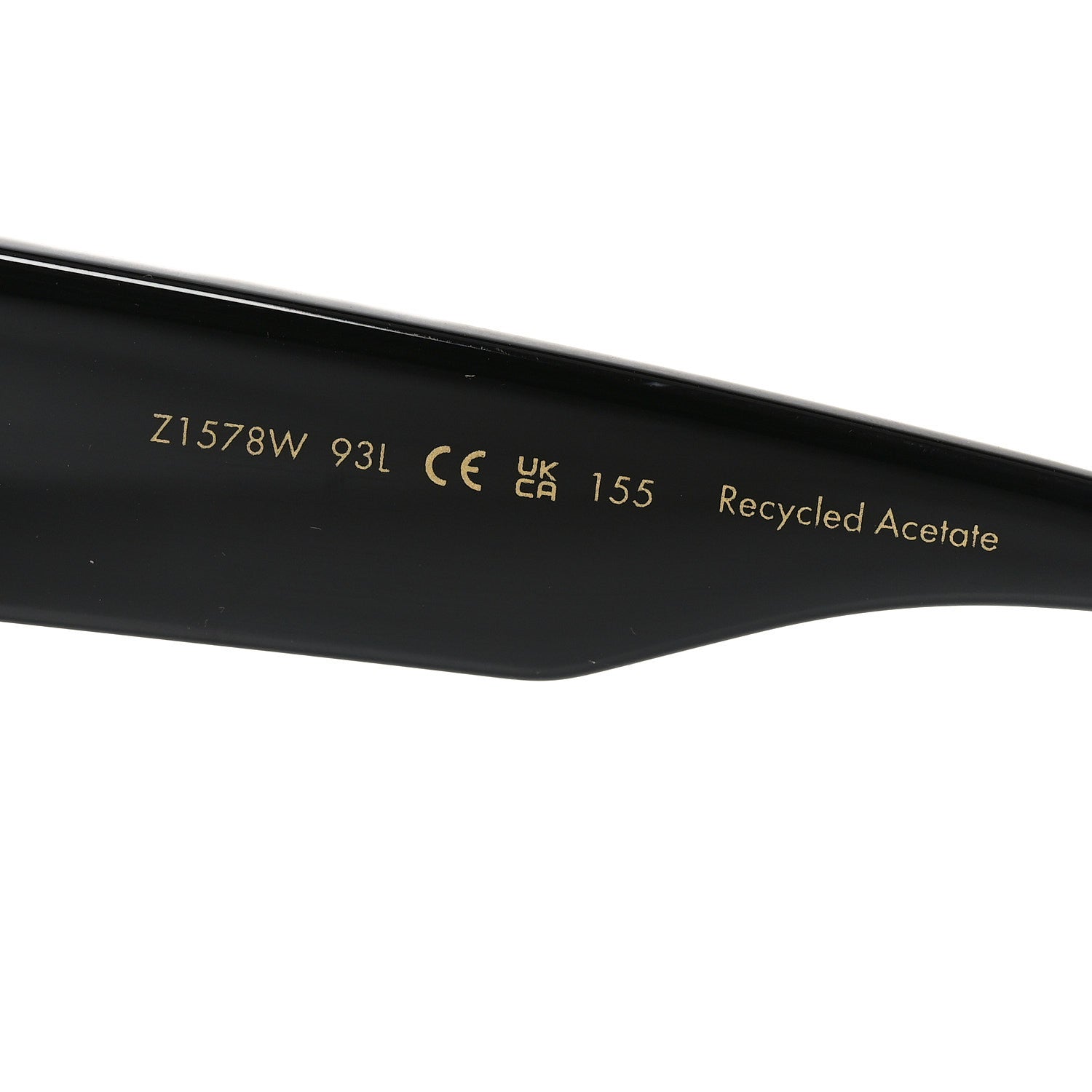 Acetate Swarovski Crystal Cyclone Sunglasses Z1578W Black