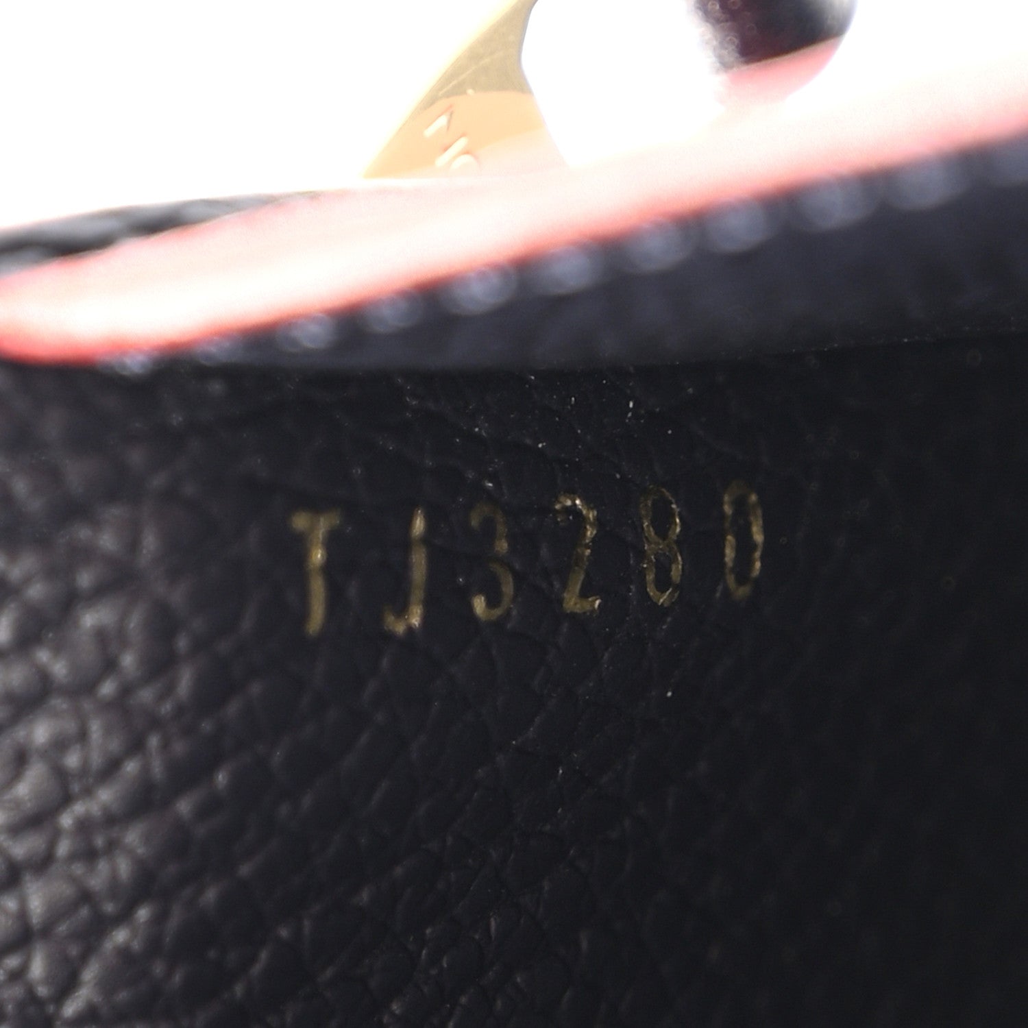 Empreinte Key Pouch Marine Rouge