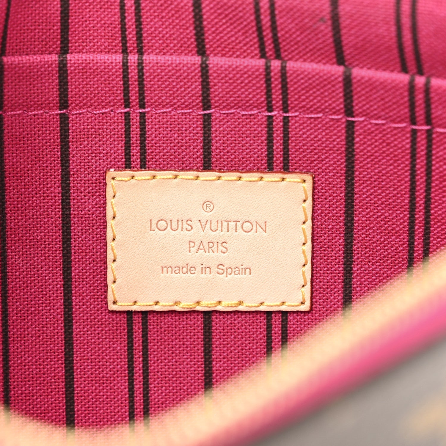 Monogram Neverfull MM GM Pochette Pivoine