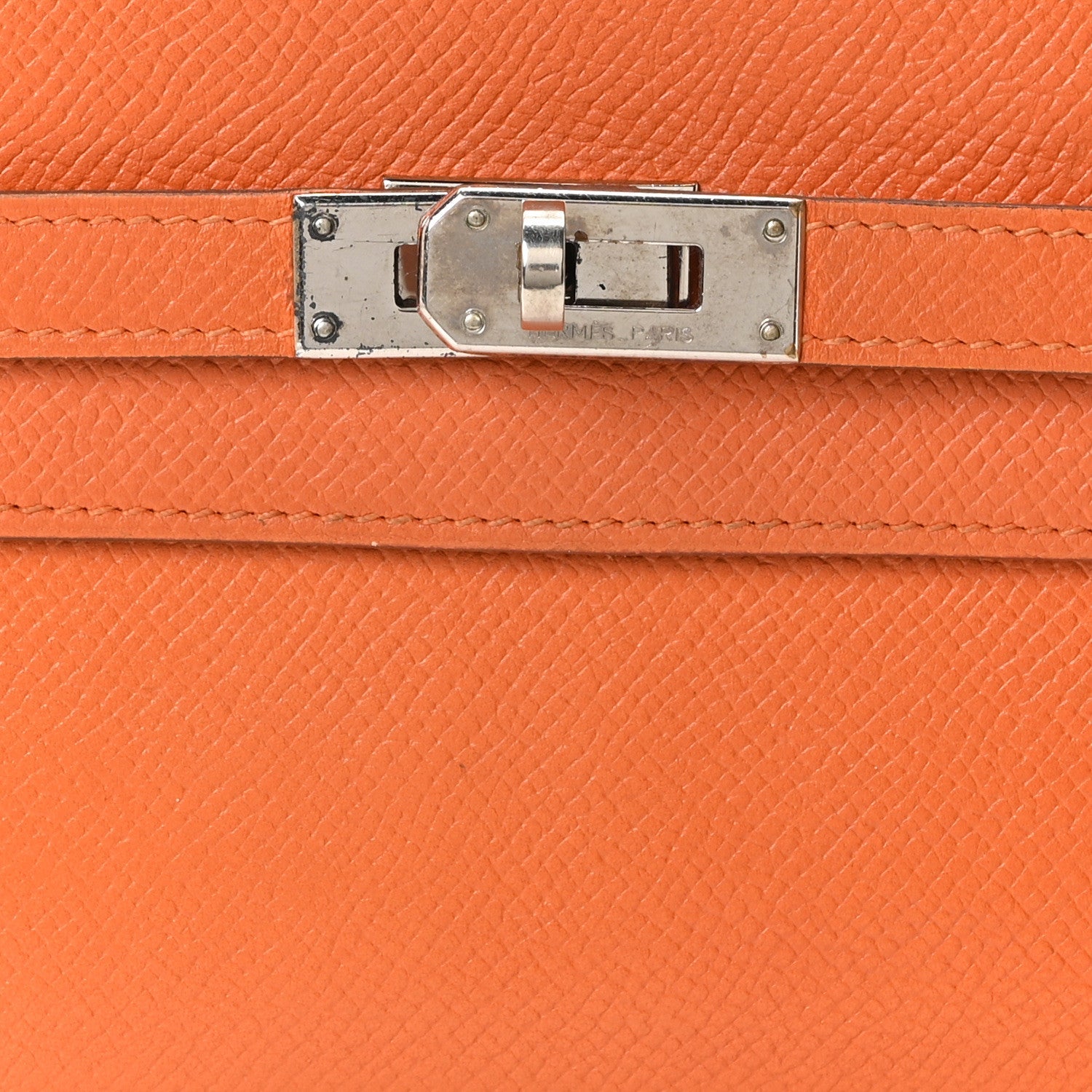Epsom Kelly Longue Wallet Orange