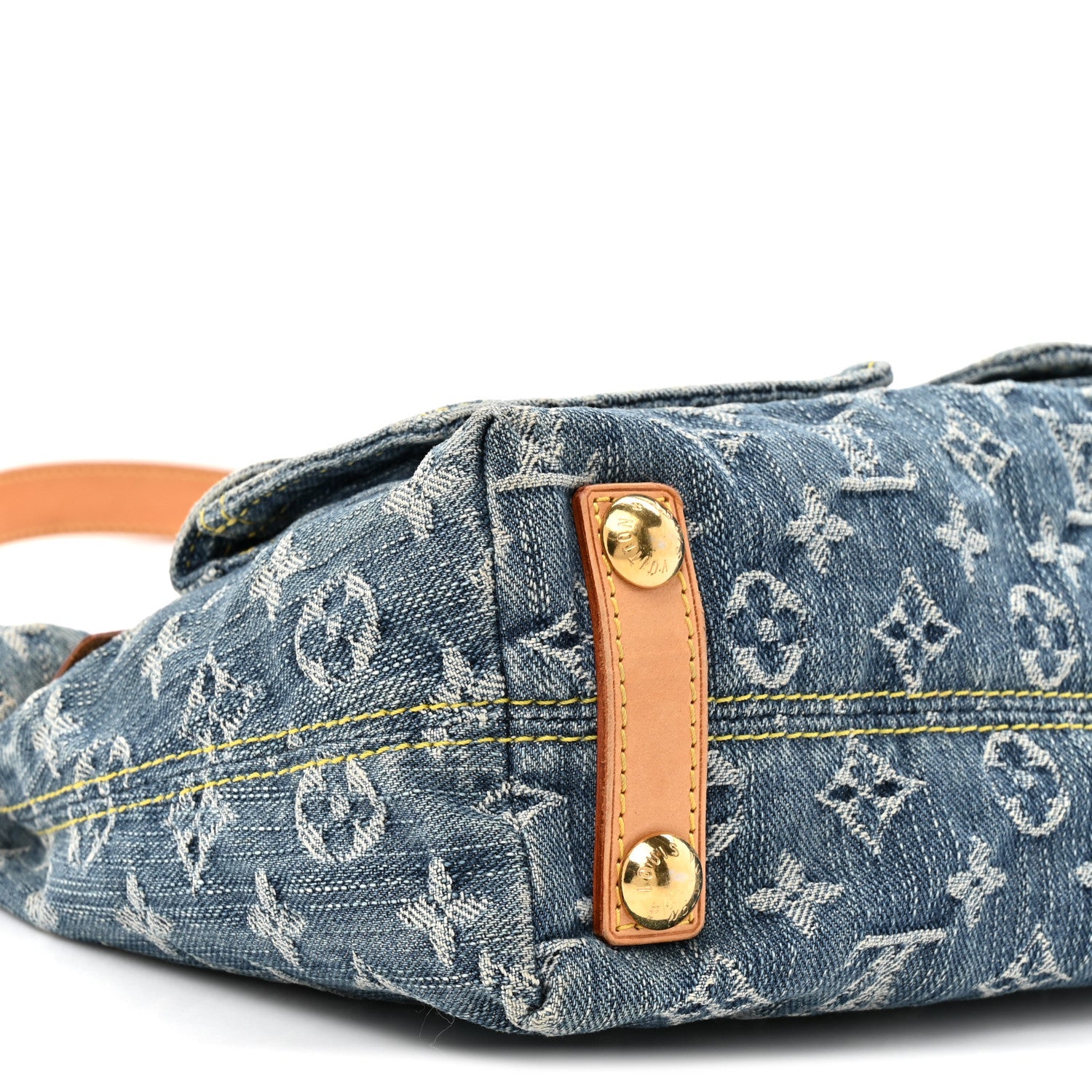 Monogram Denim Baggy PM Blue