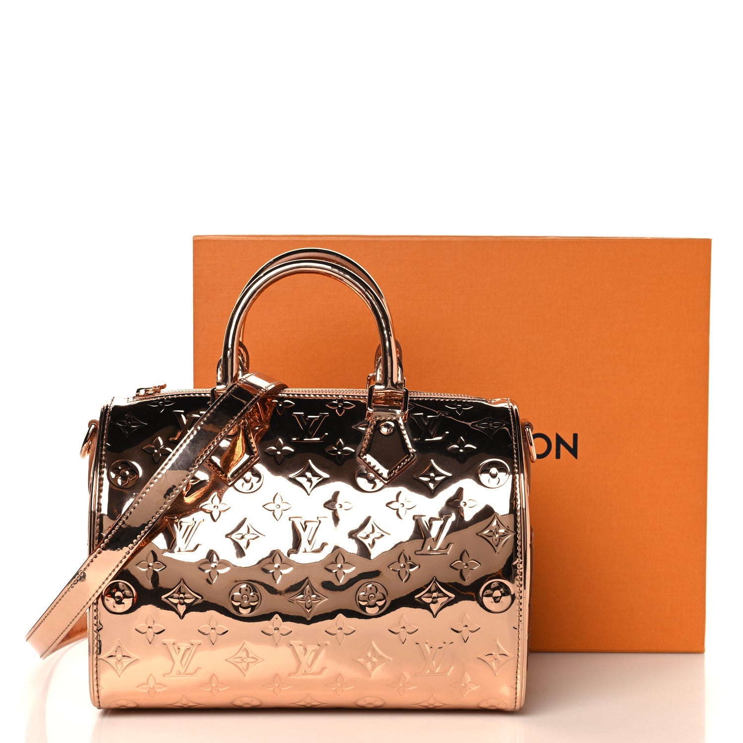 Monogram Miroir Speedy Bandouliere 25 Copper