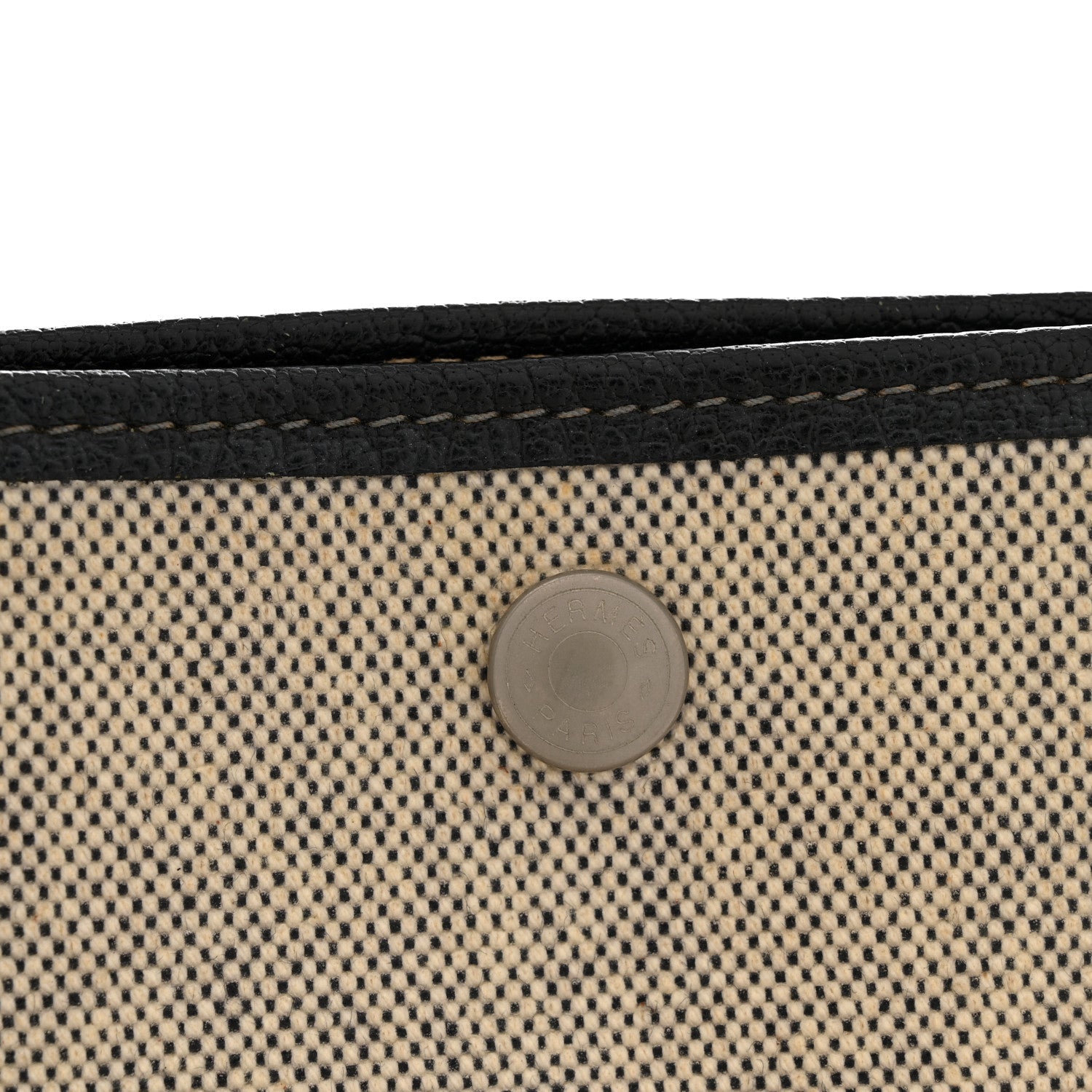 Toile H Buffle Skipper Garden Party 36 MM Tote Black