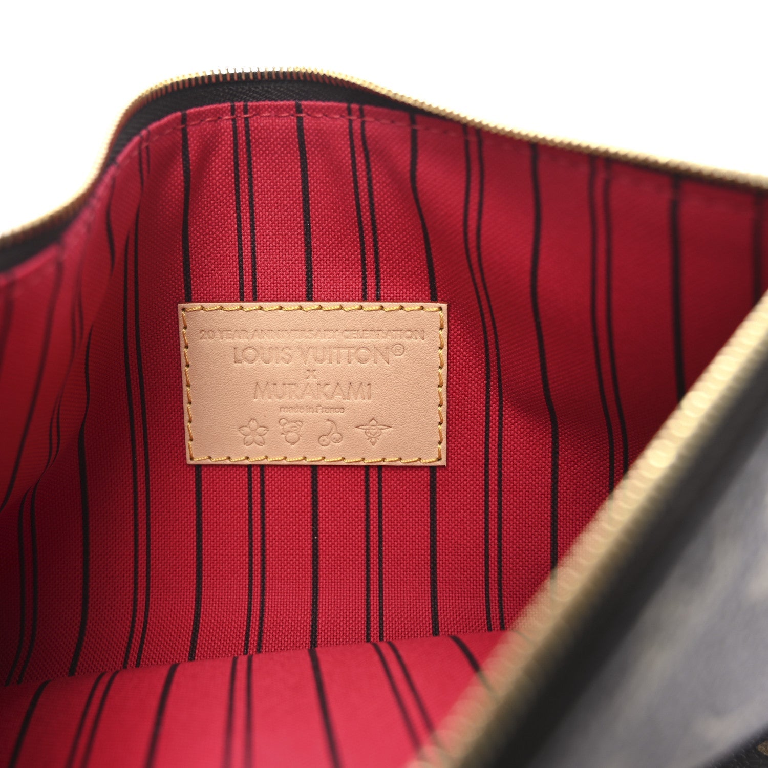 LV X TM Monogram Cerises Neverfull Pochette