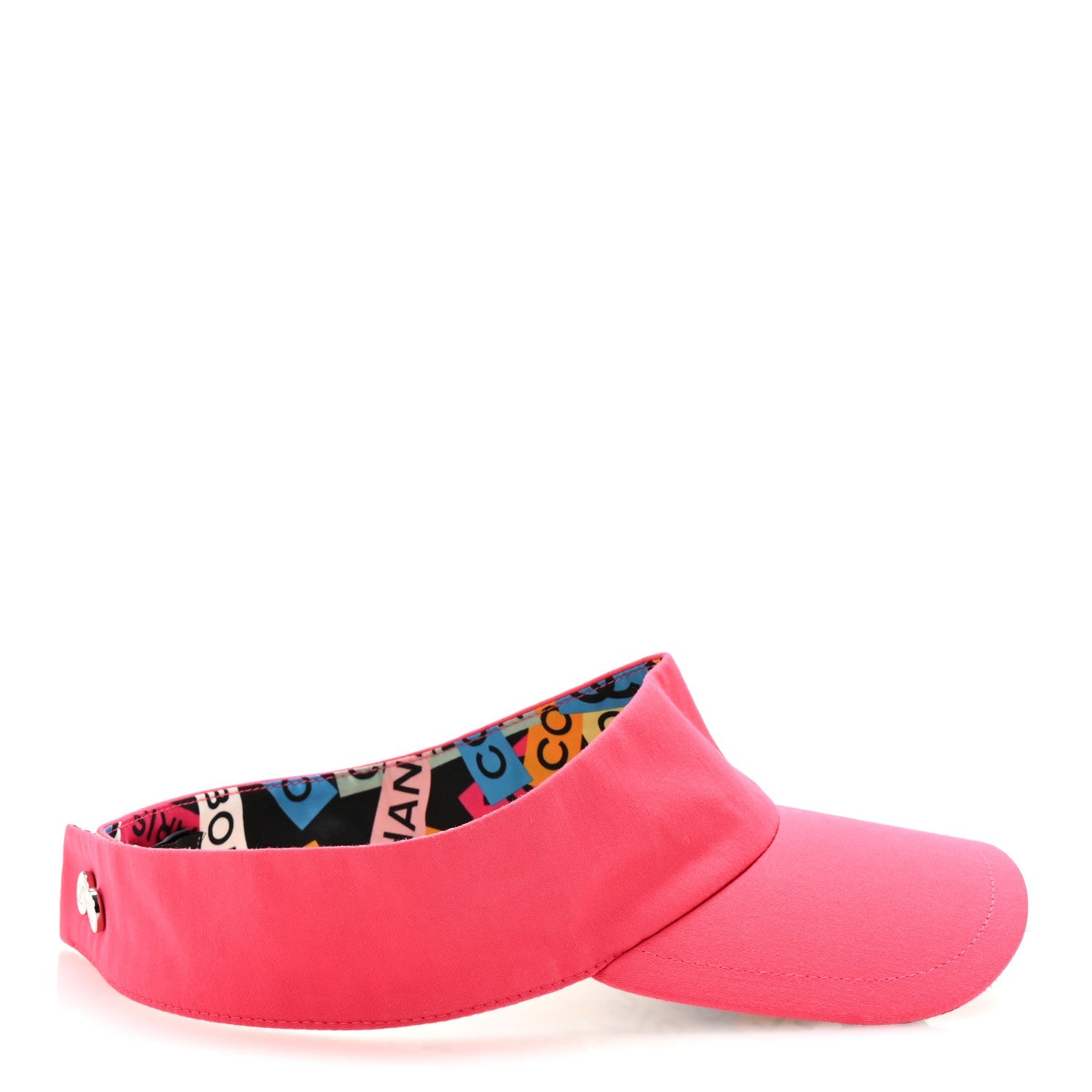 Cotton Canvas Logo CC Visor Pink Black