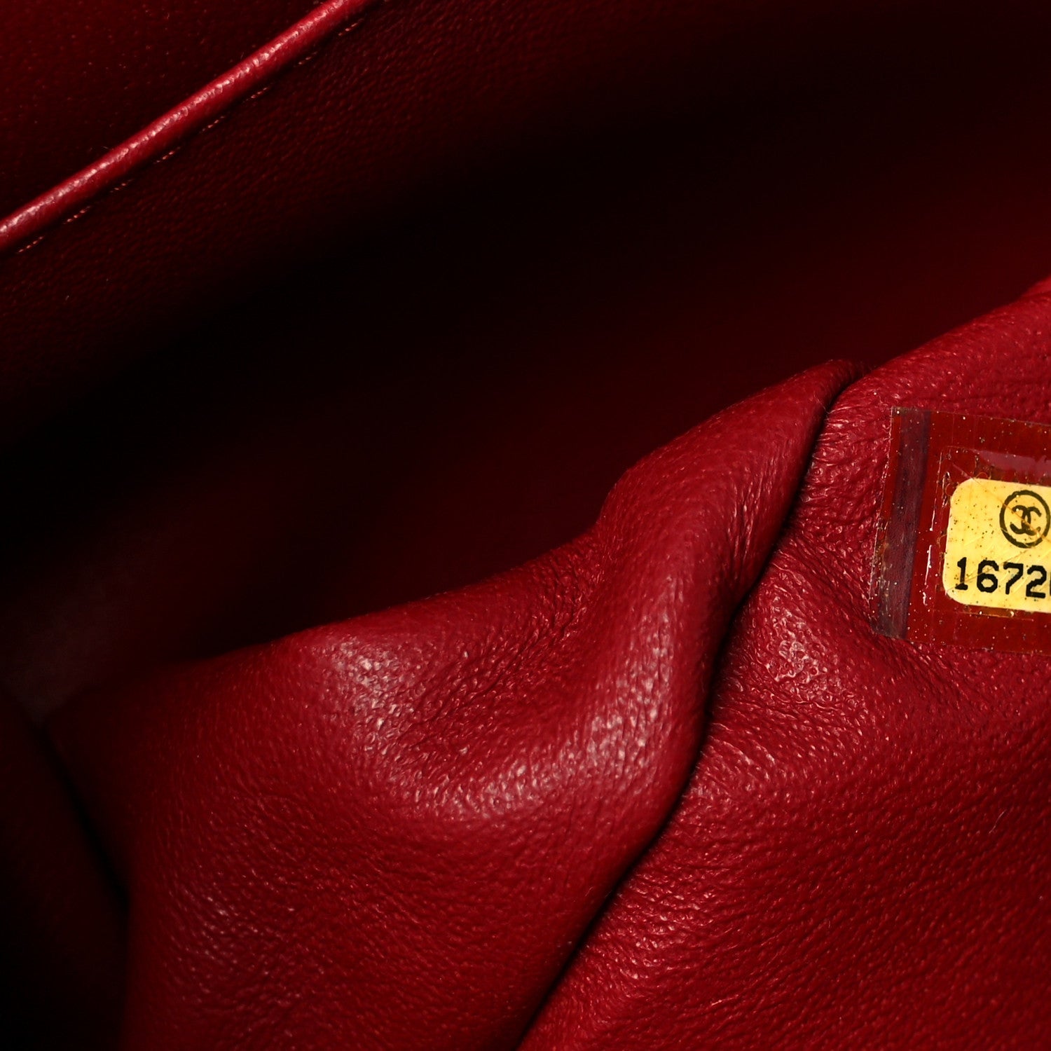 Caviar Quilted Jumbo Double Flap Red