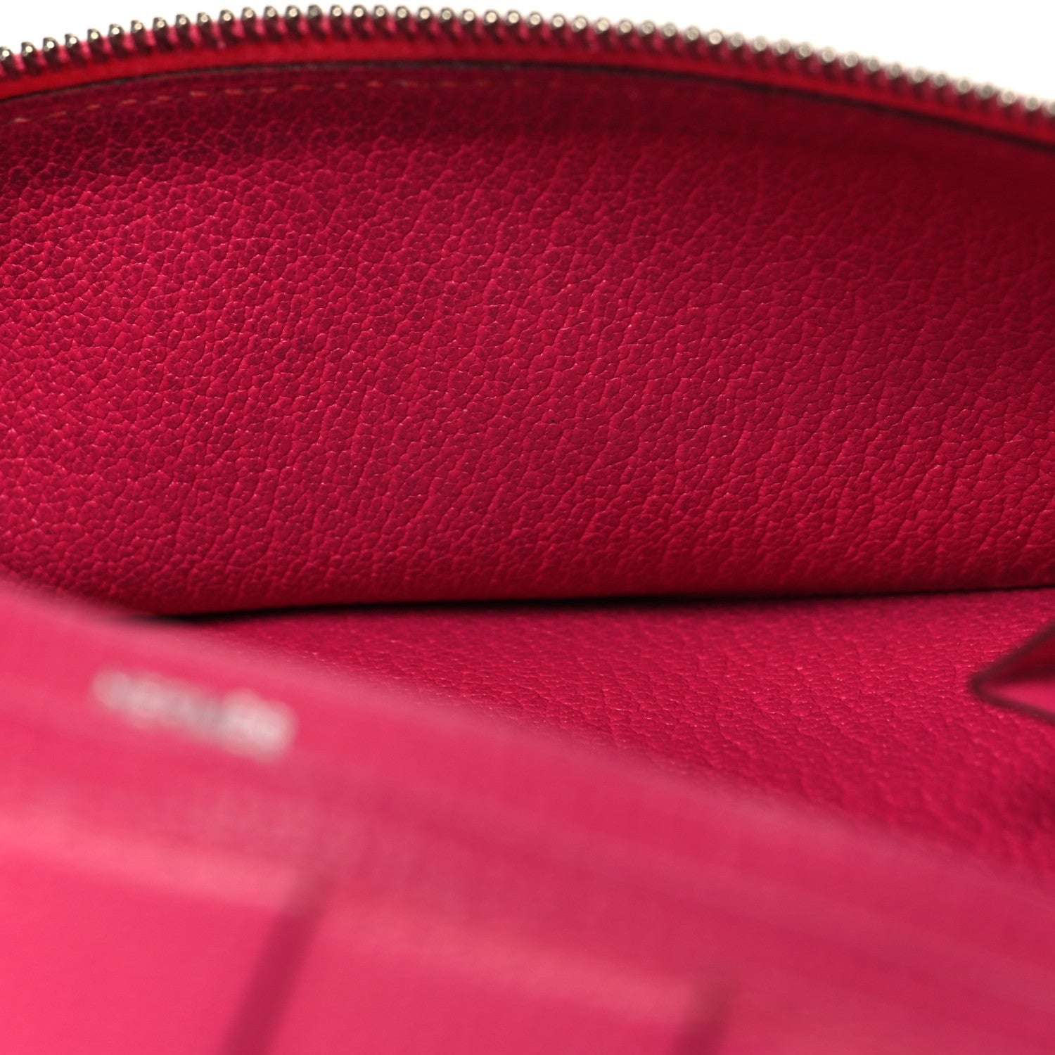 Chevre Mysore Tri-Fold Bearn Wallet Rose Shocking