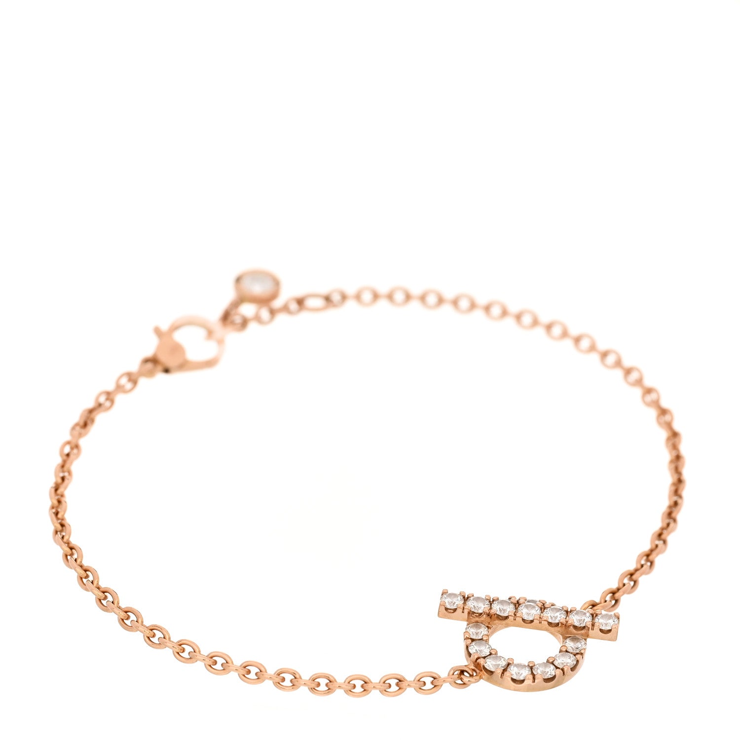 18K Rose Gold Diamond Finesse Bracelet SH