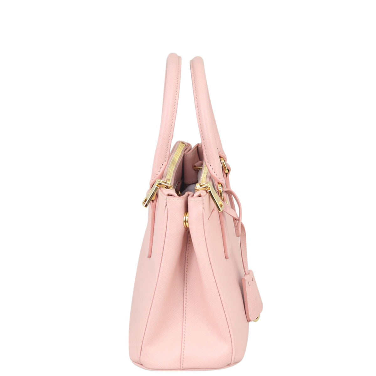 Prada Saffiano Lux Galleria Double Zip Tote Mini