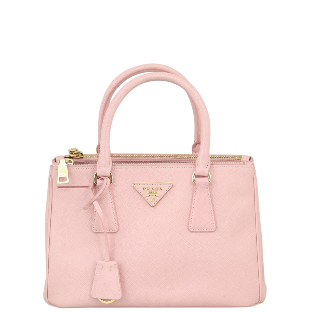 Prada Saffiano Lux Galleria Double Zip Tote Mini