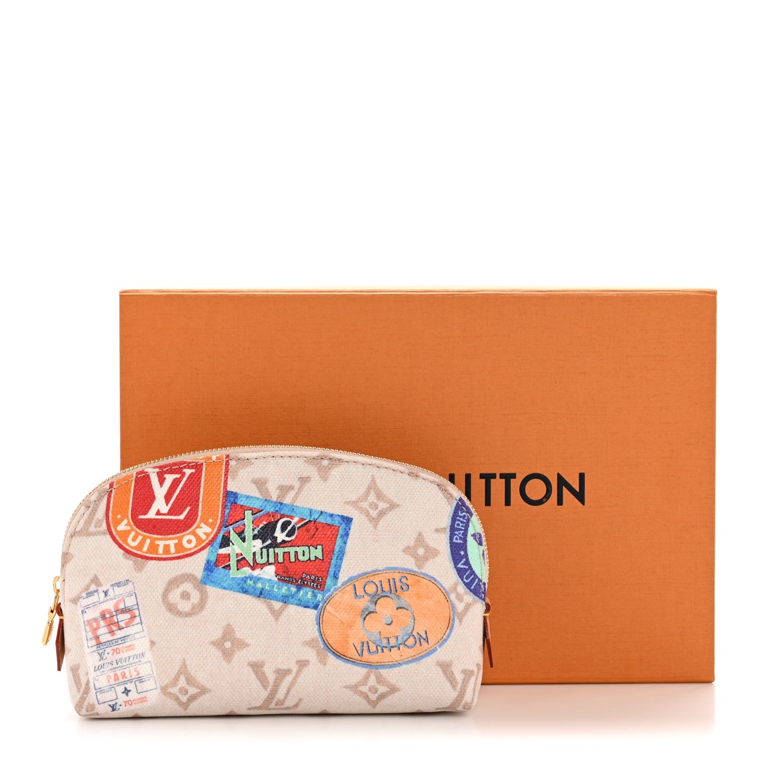 Monogram Flight Mode Cosmetic Pouch Dune