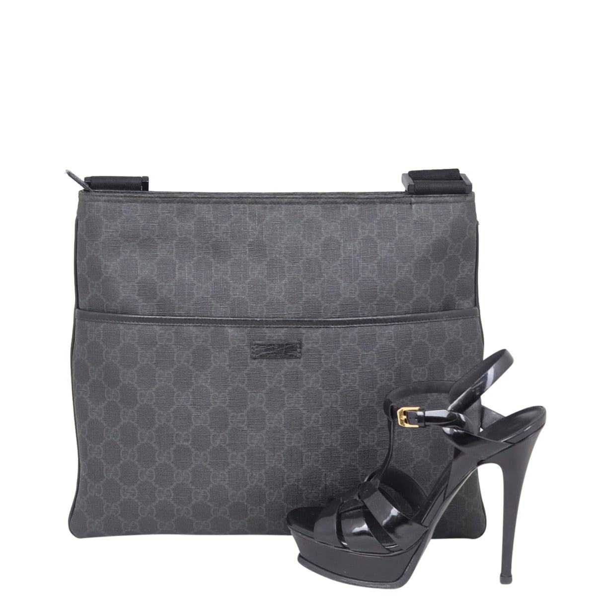 Gucci GG Supreme Black Messenger