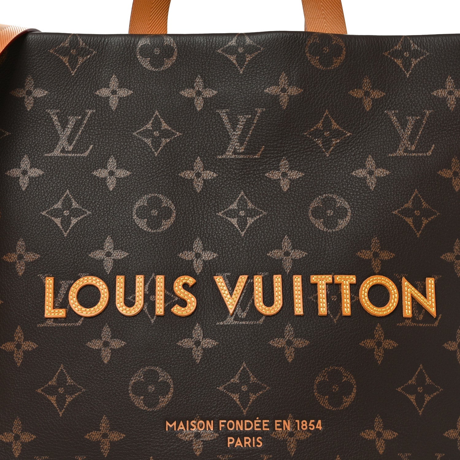 Calfskin Monogram Shopper Tote MM
