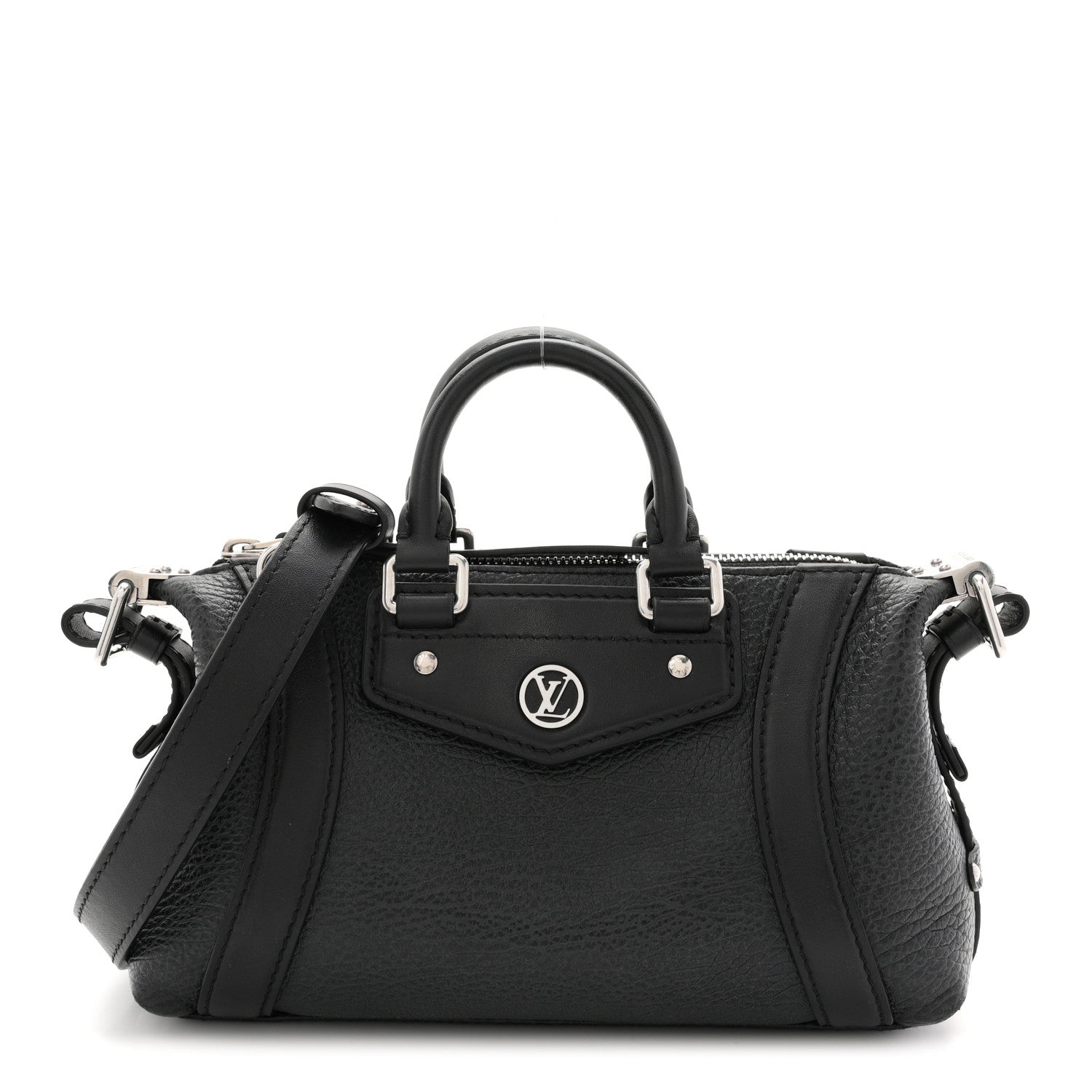 Calfskin Nano Biker Black