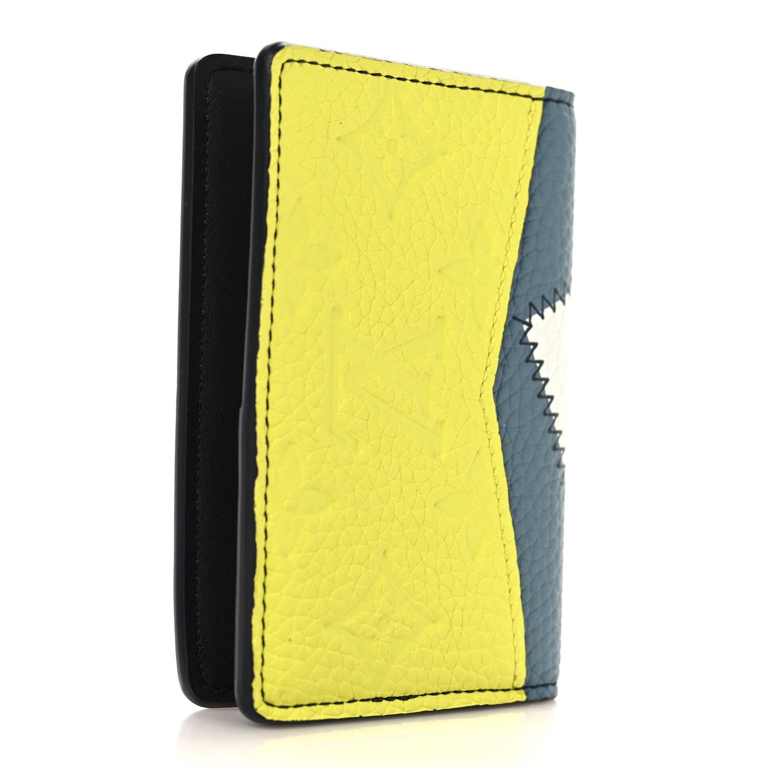 Taurillon Monogram Pocket Organizer NM Lime