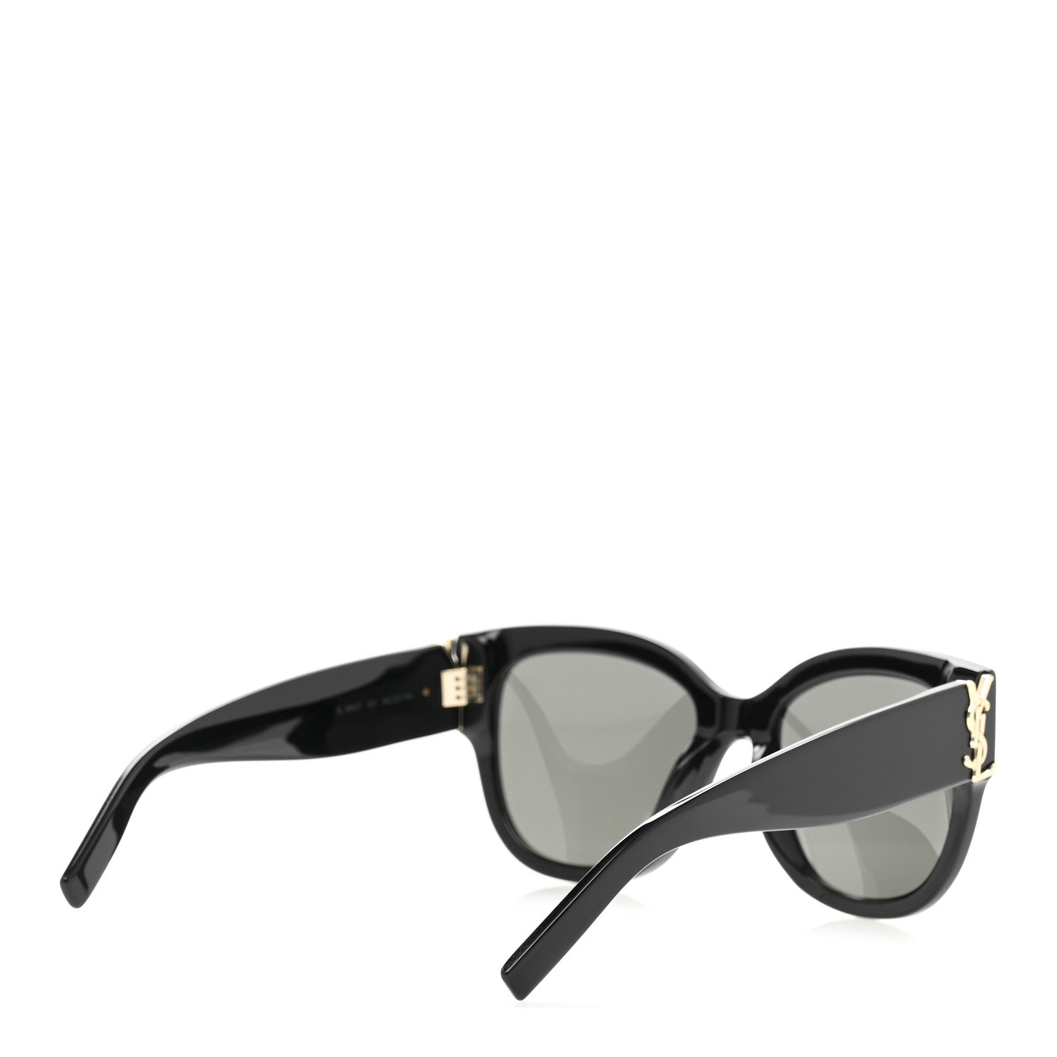 Acetate Cateye Sunglasses SL M95 F Black
