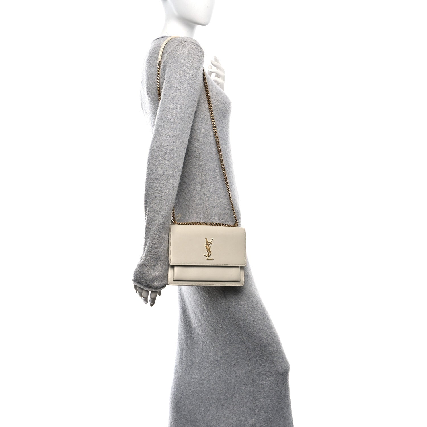 Calfskin Medium Monogram Sunset Crema Soft