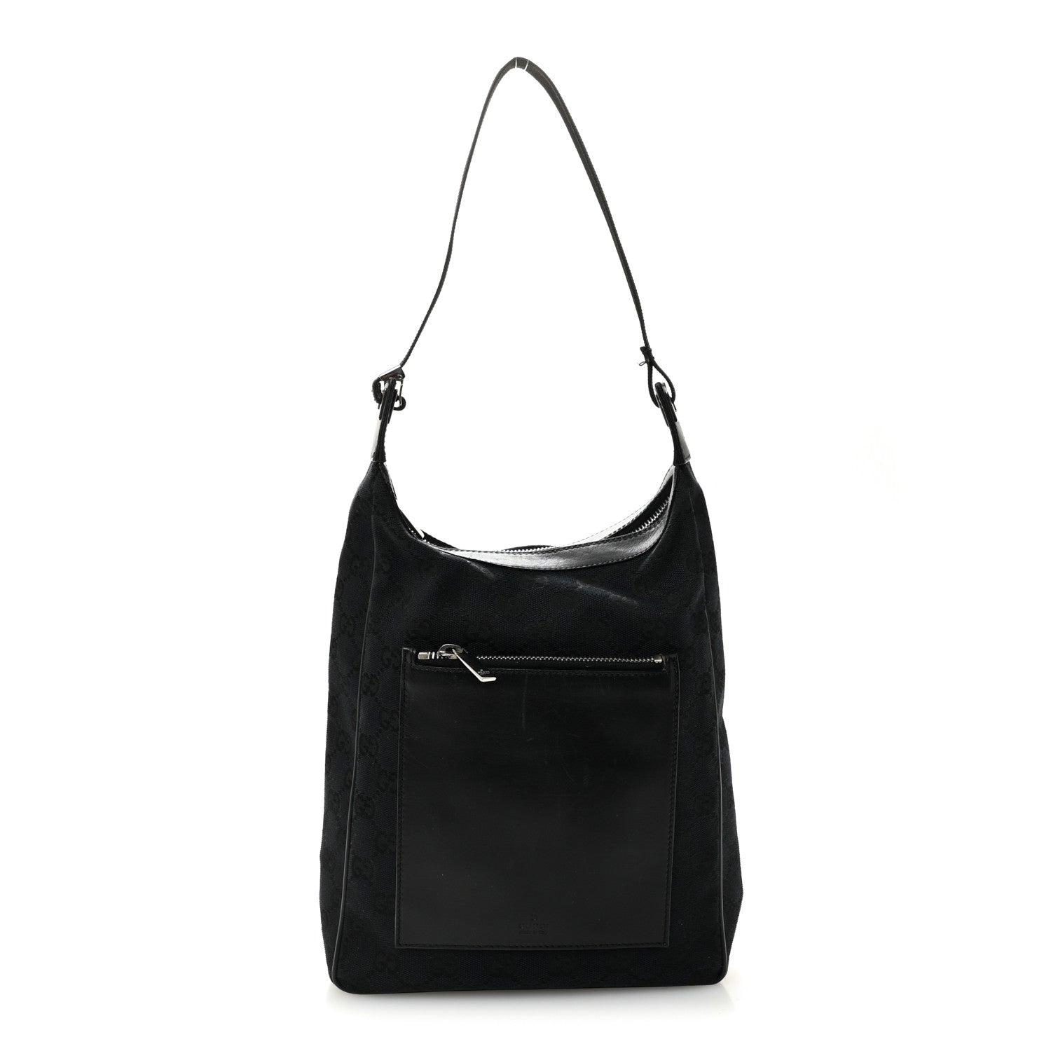 Monogram Hobo Black