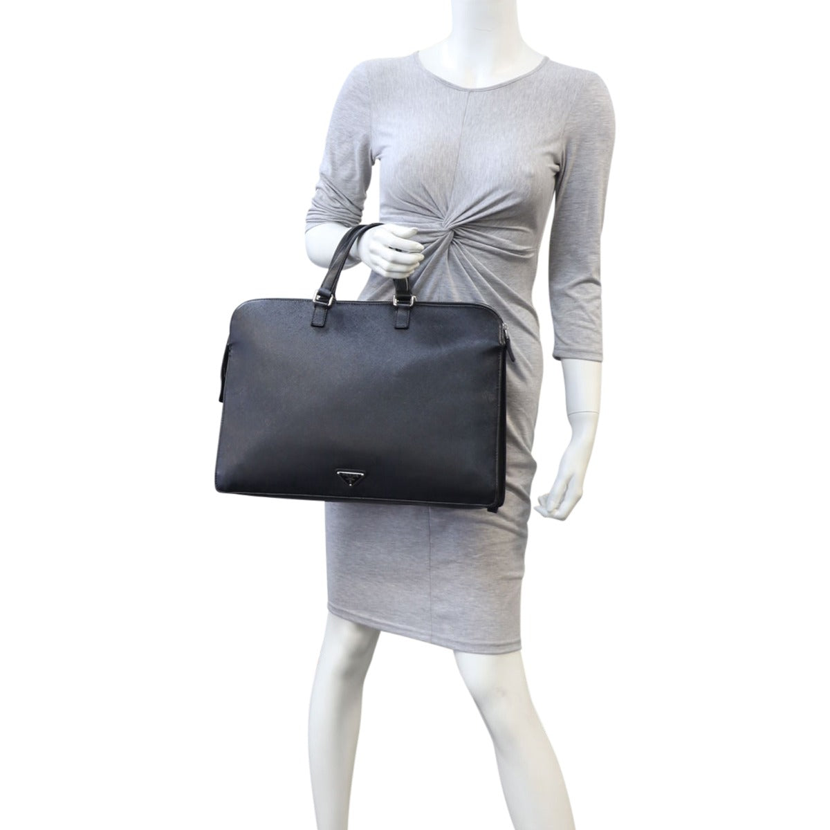 Prada Saffiano Lux Briefcase