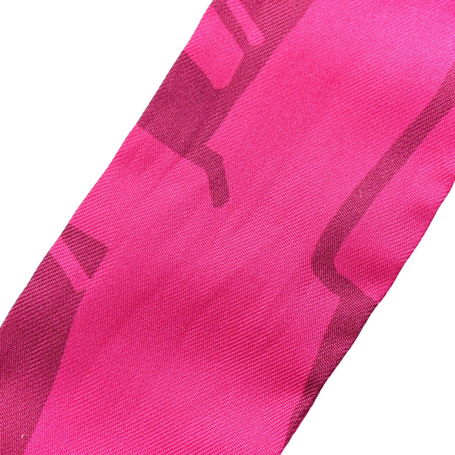 Silk Graff Graffiti Twilly Fuchsia Orange Vert