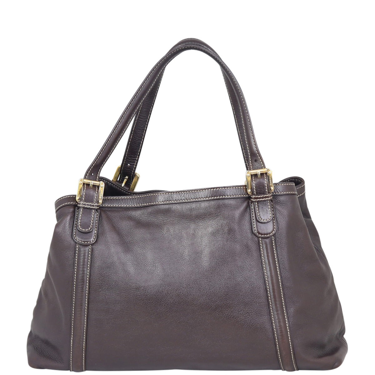 Gucci Leather Britt Medium Tote