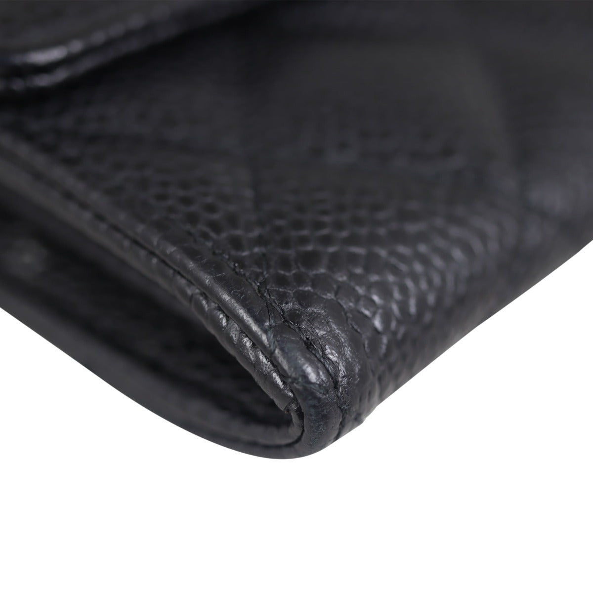 Chanel Classic Flap Long Wallet | Caviar Silver Hardware