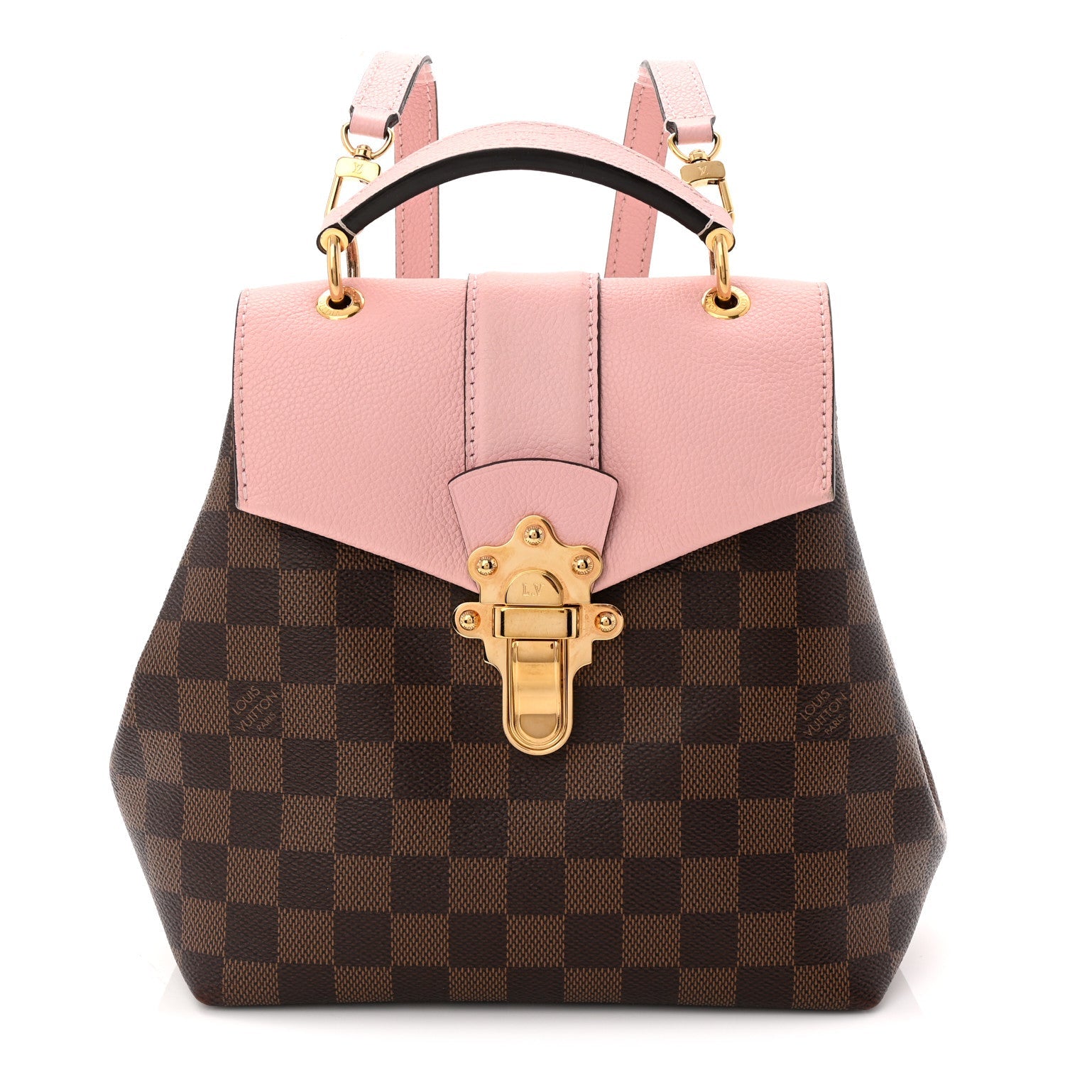 Damier Ebene Clapton Backpack Magnolia