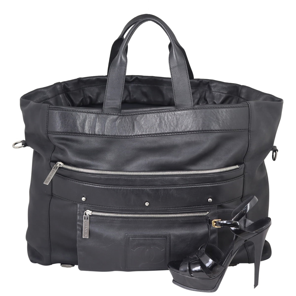 Chanel Weekender Satchel Bag