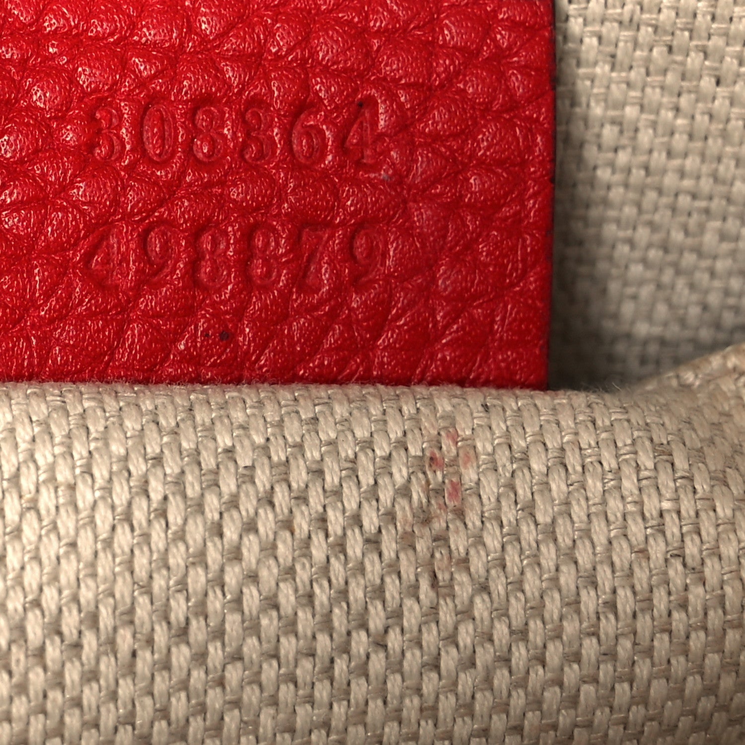 Pebbled Calfskin Small Soho Disco Bag Tabasco Red